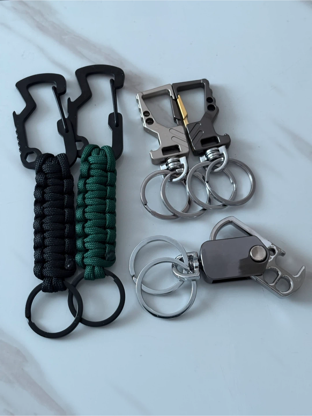 5 pcs Assorted Keychains with Multi-tools