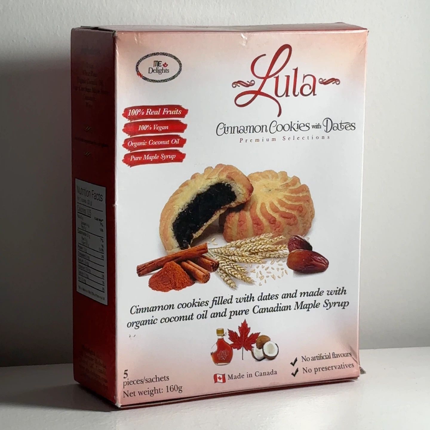 Lula Cinnamon Cookies with Dates - Premium Selections