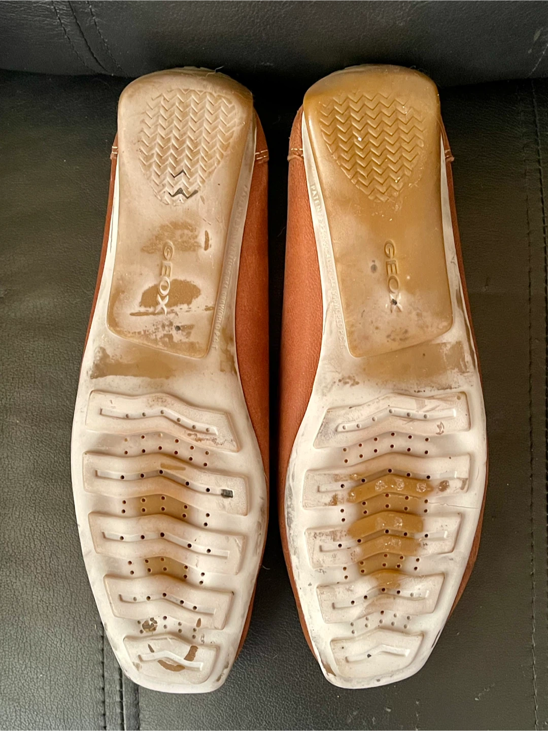 🏆Geox Women's Brown Leather Loafers Size 36 - photo 2