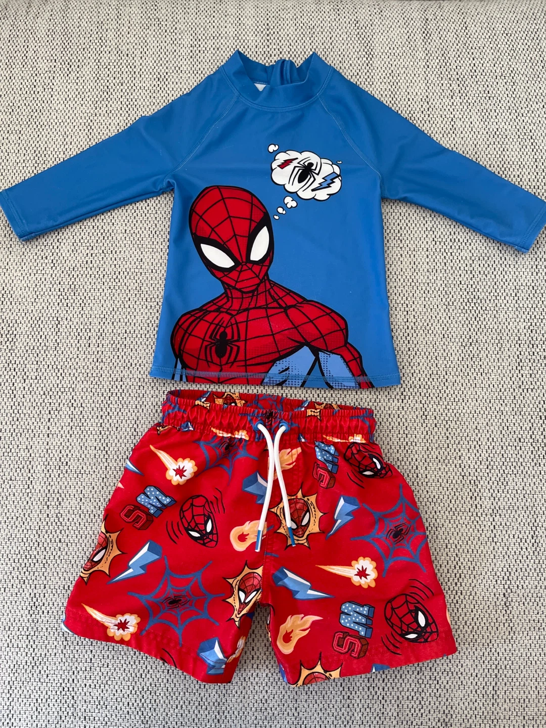 Kids Spider Man Swim Suit 2-3Y 🏆