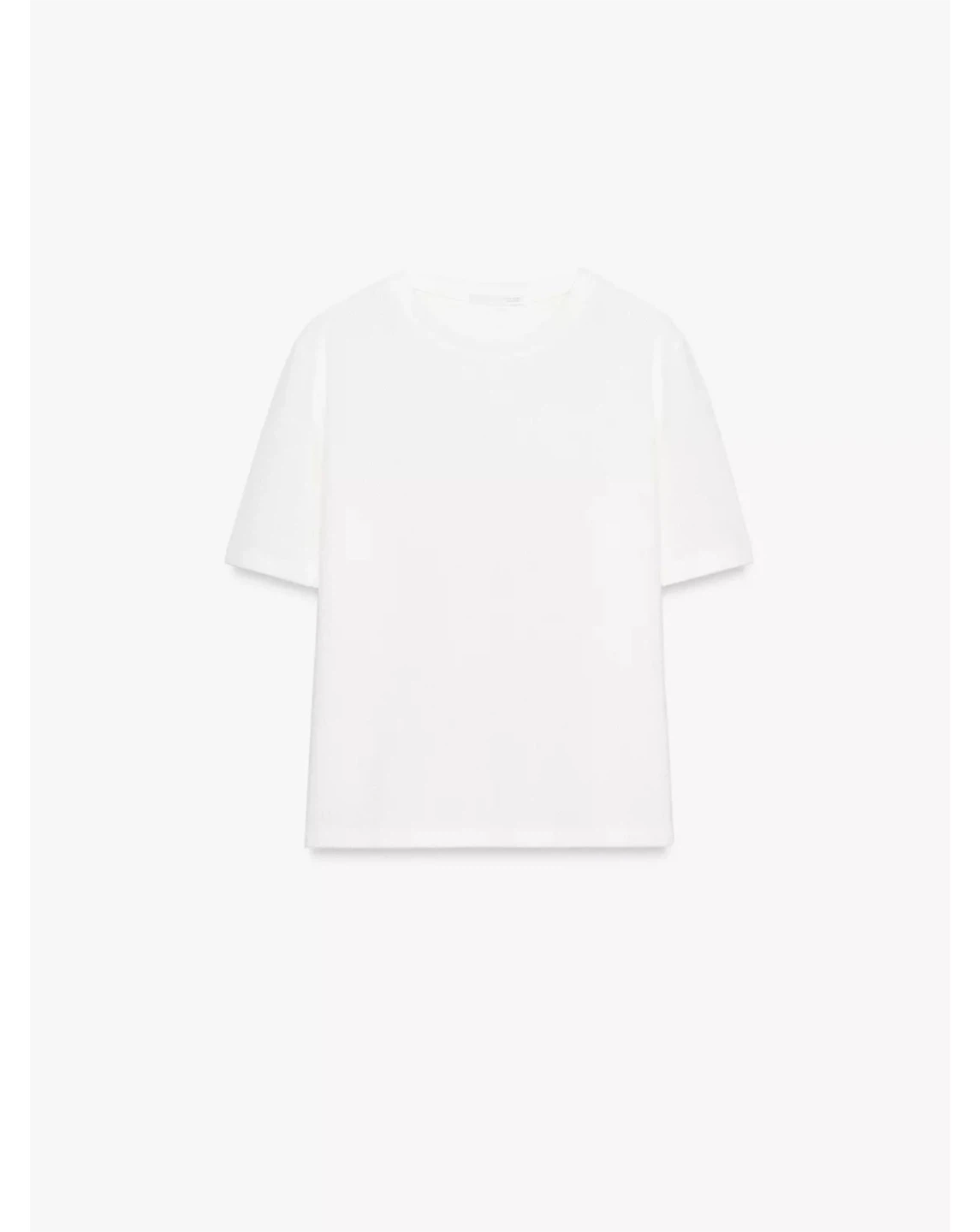 Zara Textured knit top White - Size S