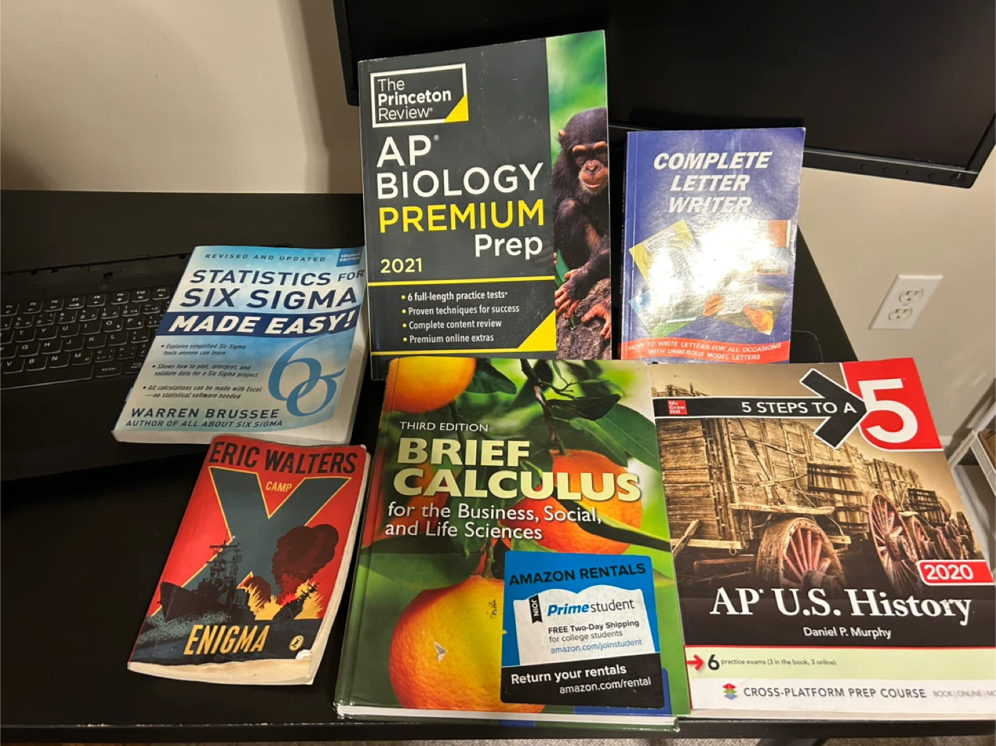 Collection of Textbooks: AP Biology, Calculus, US History & More