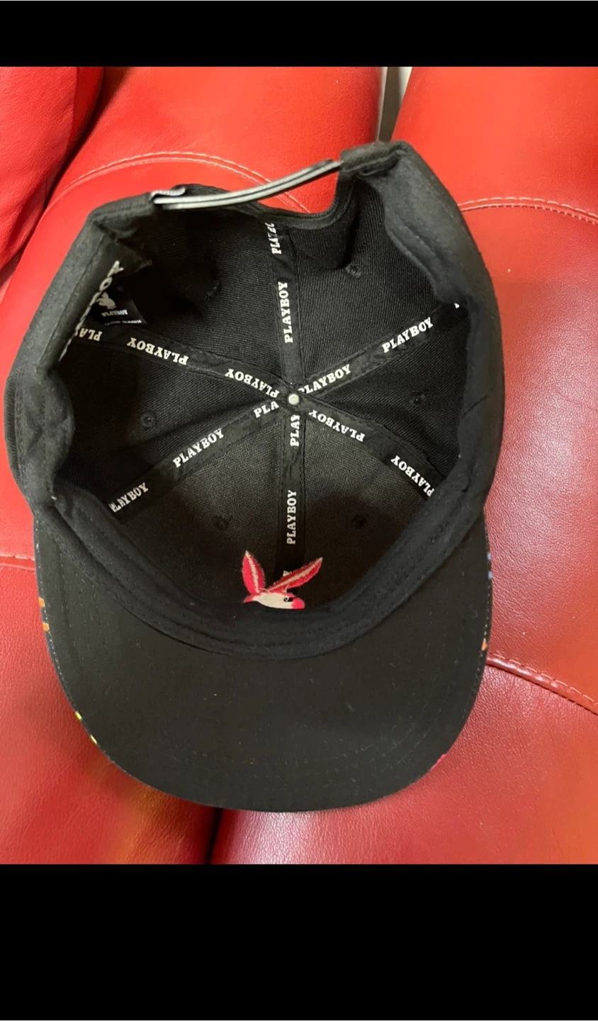 Playboy Embroidered Bunny Logo Snapback Hat - photo 4