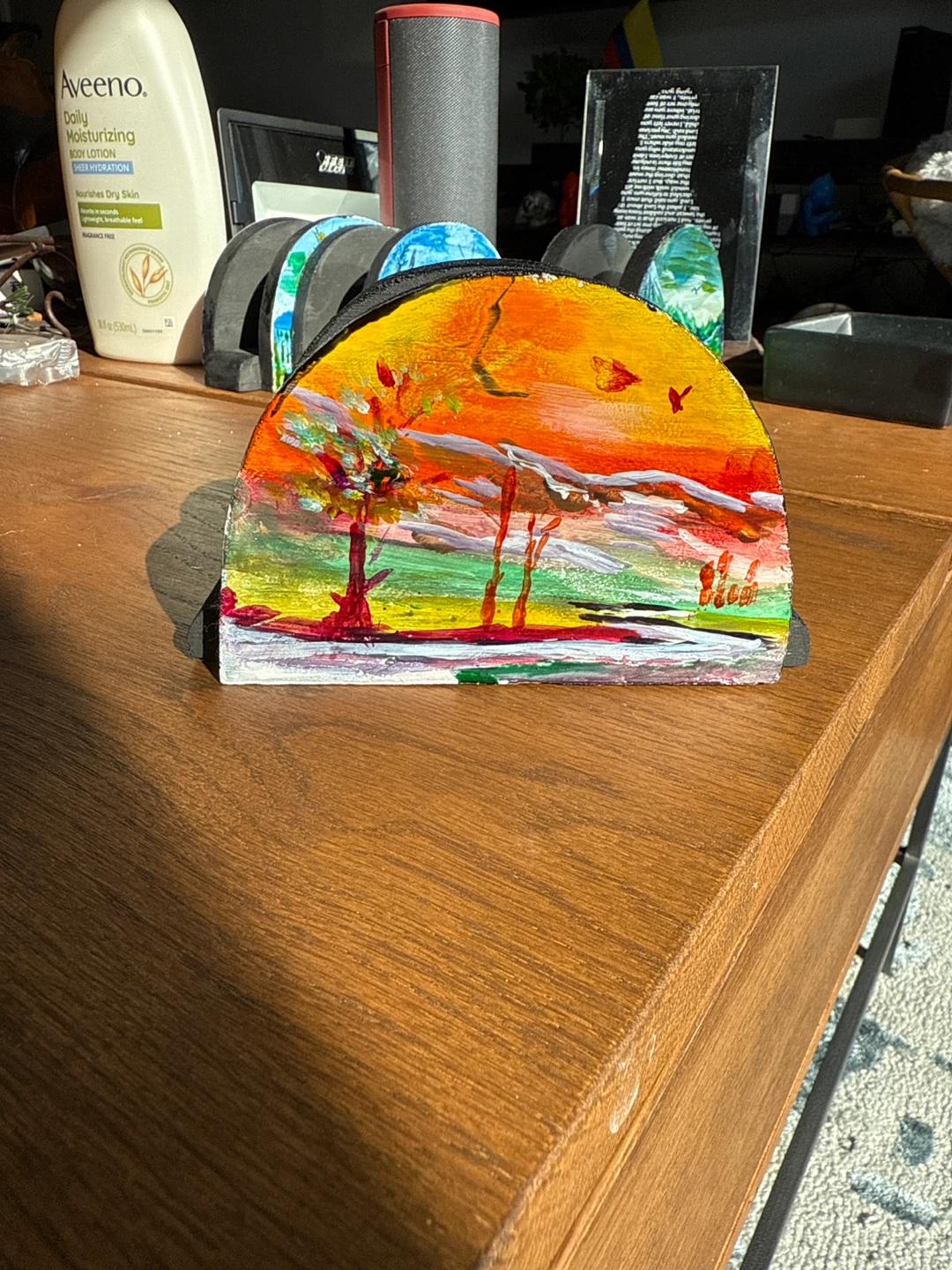 Hand-Painted Napkin Holder - photo 4