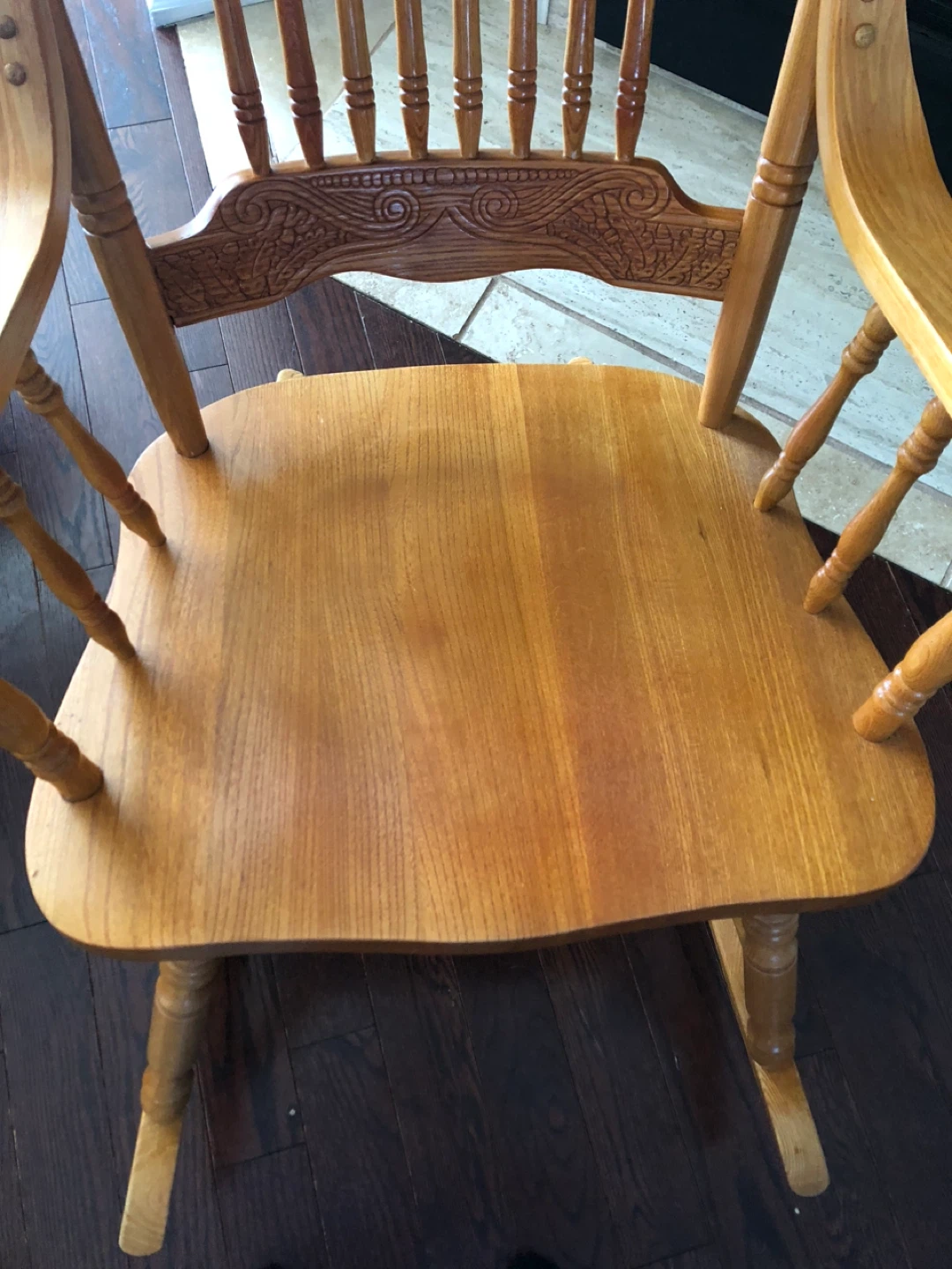 Wooden Rocking Chair - photo 5