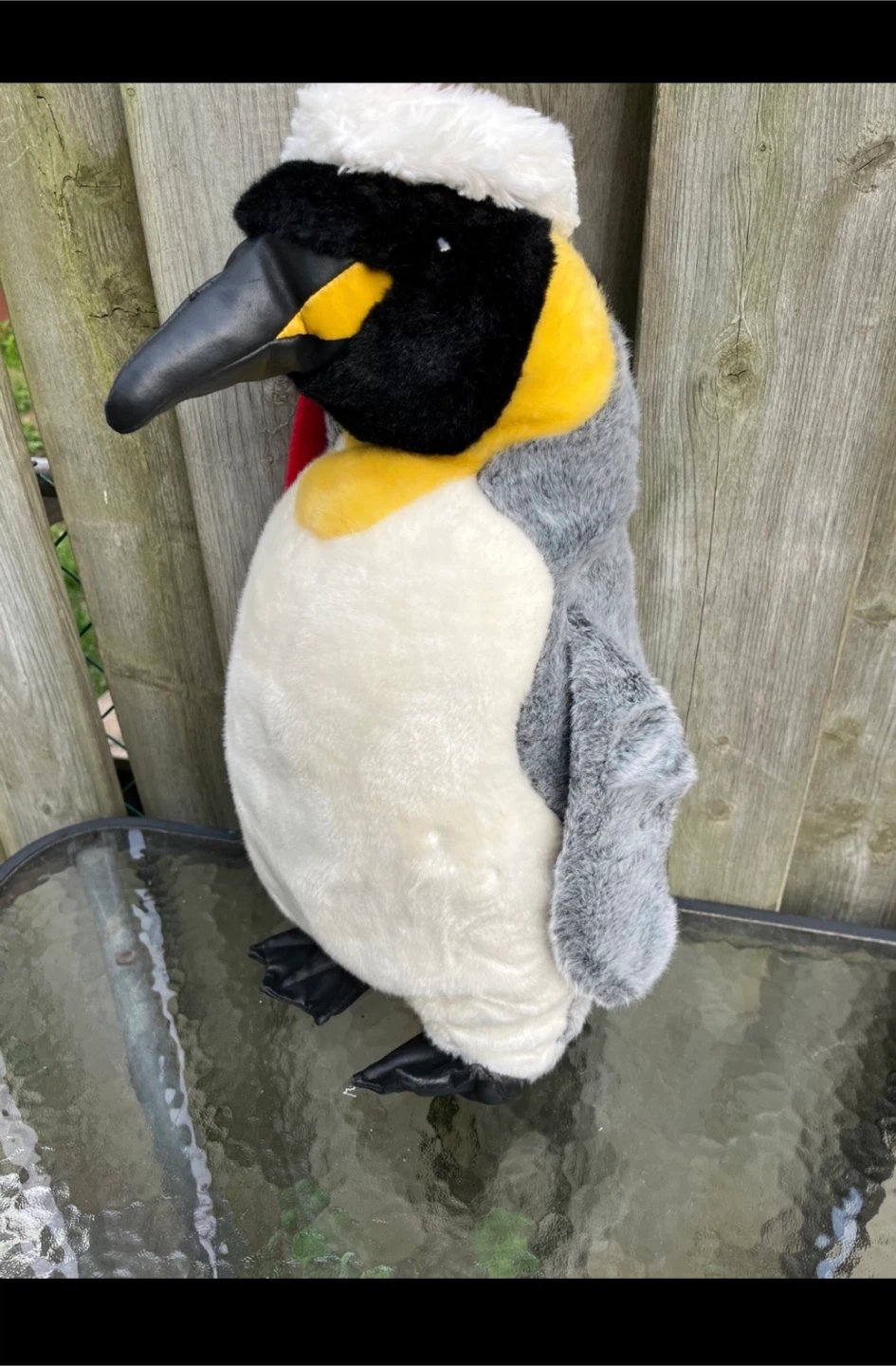 Plush Penguin with Santa Hat - photo 3
