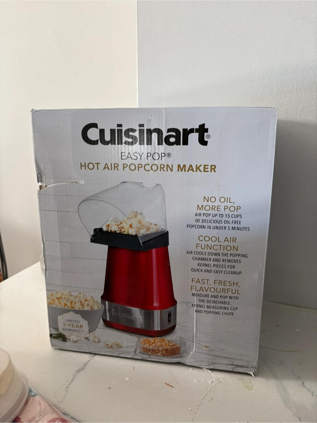 Cuisinart Easy Pop Hot Air Popcorn Maker