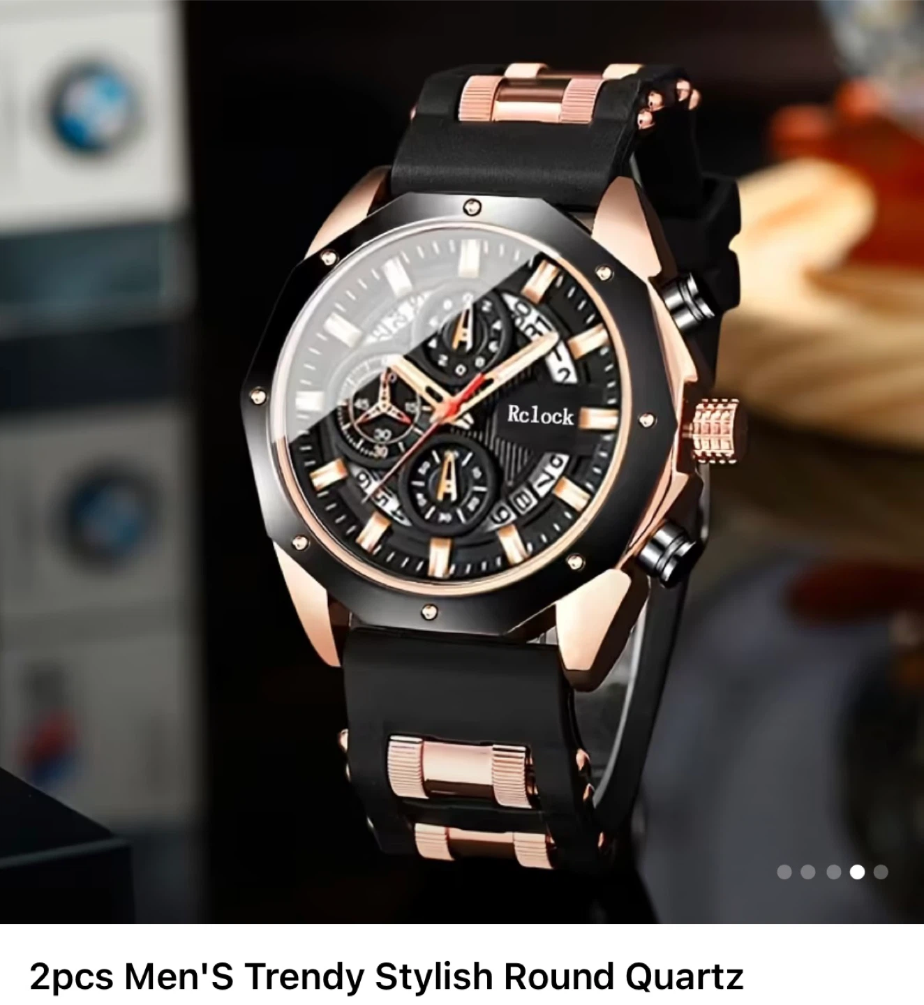 Rcclock Men's Quartz Watch Set - 2 Pack - photo 3