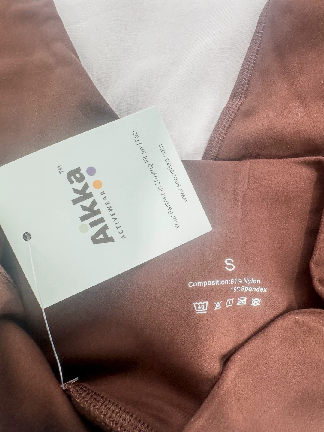 Aikka Activewear Brown Leggings - Size S - photo 3