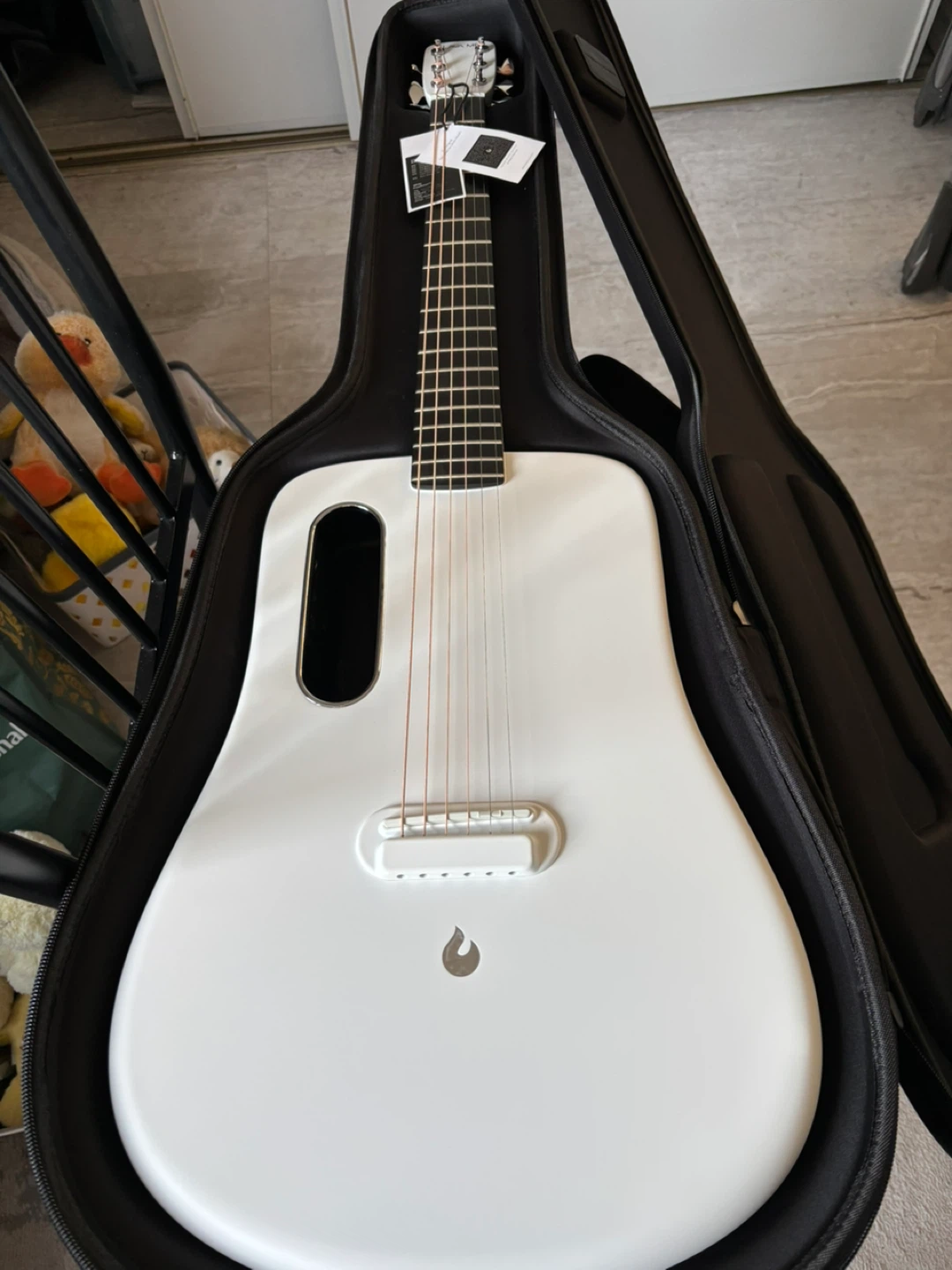 Lava Me 2 Acoustic Electric Guitar - White