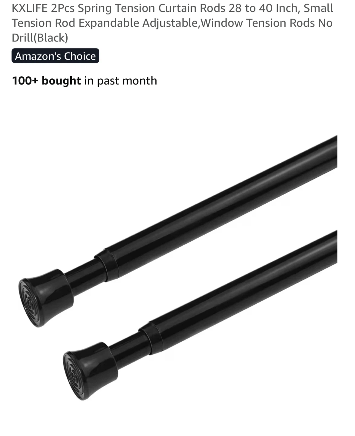 KXLIFE 2Pcs Spring Tension  for under the sink