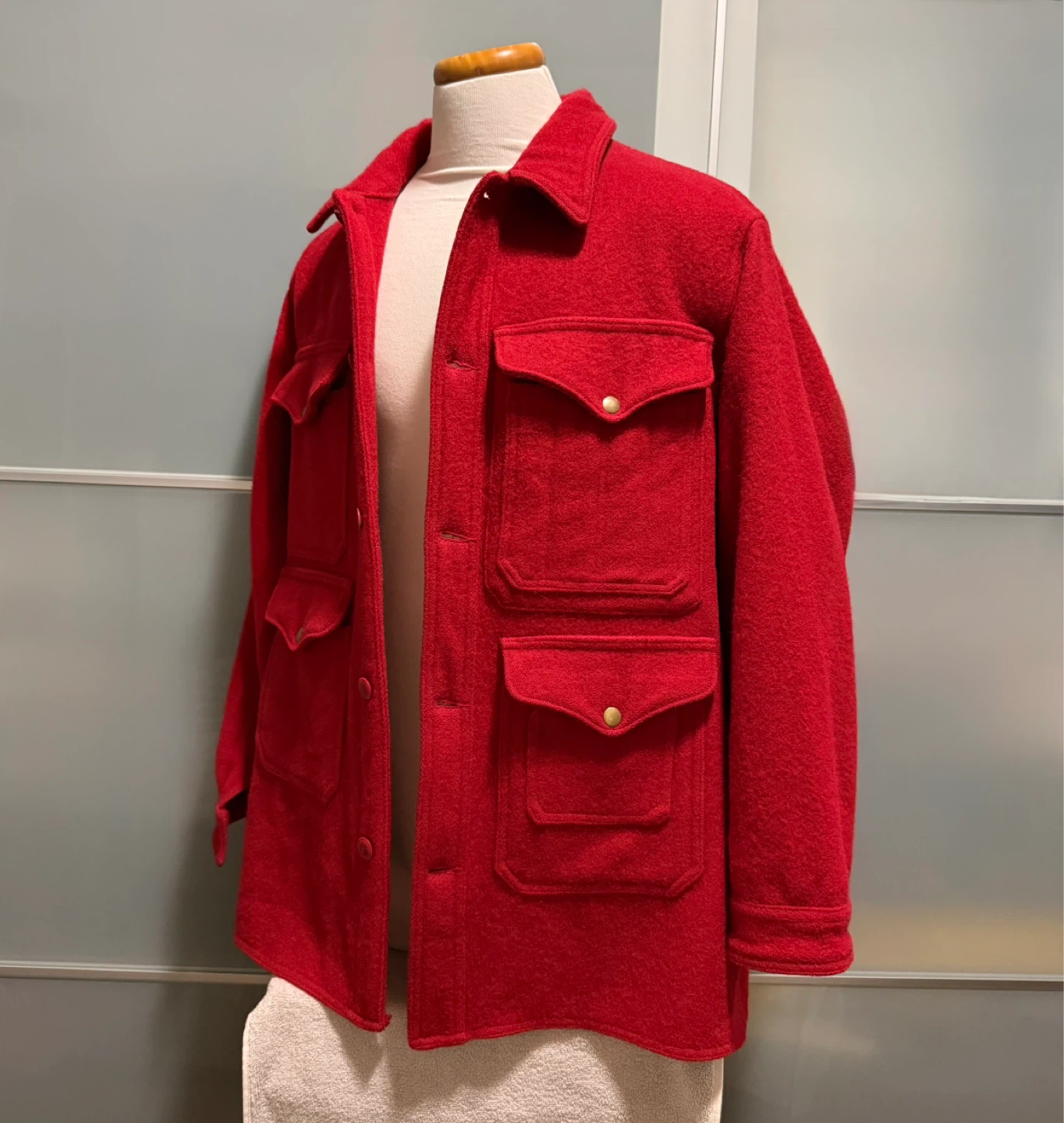 Polo by Ralph Lauren Mackinaw Cruiser 100% Wool Jacket, VTG RARE