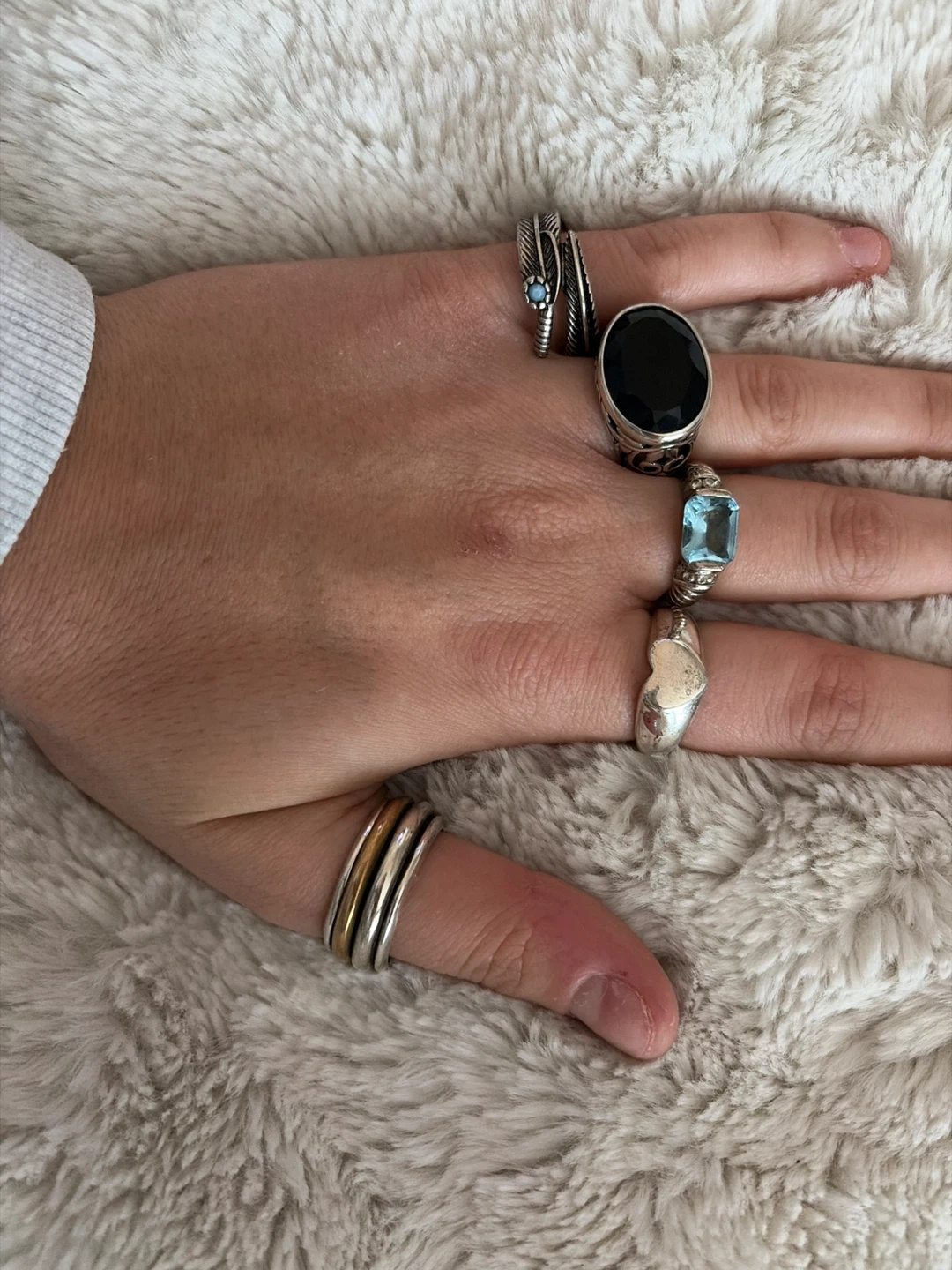 Set of 6 rings