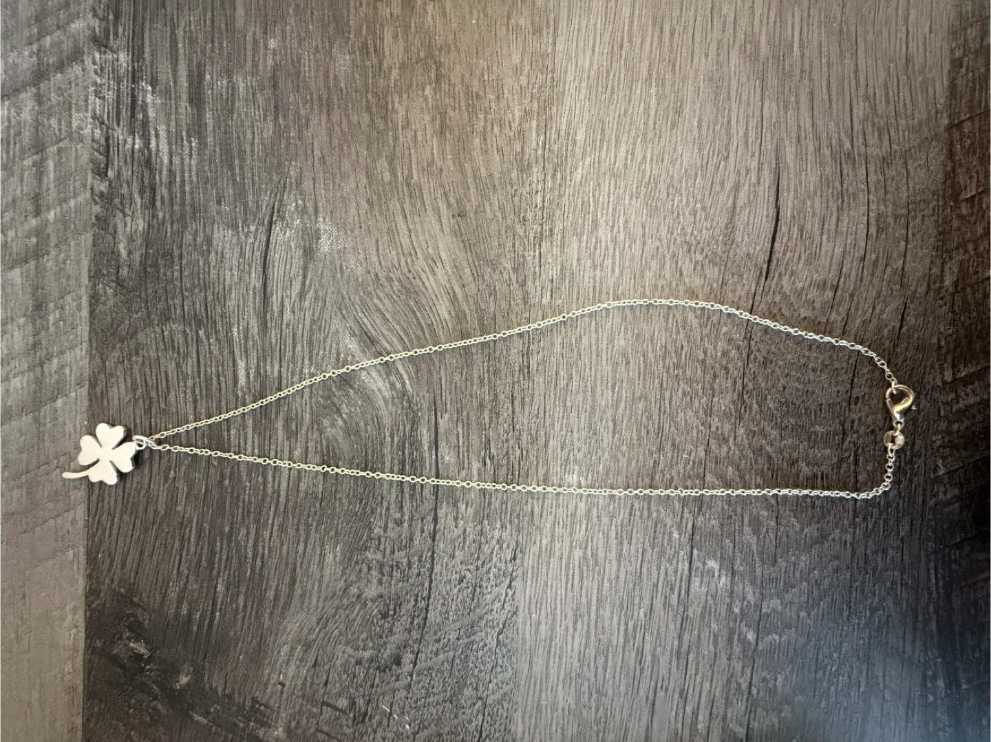 Silver Clover Necklace - photo 4
