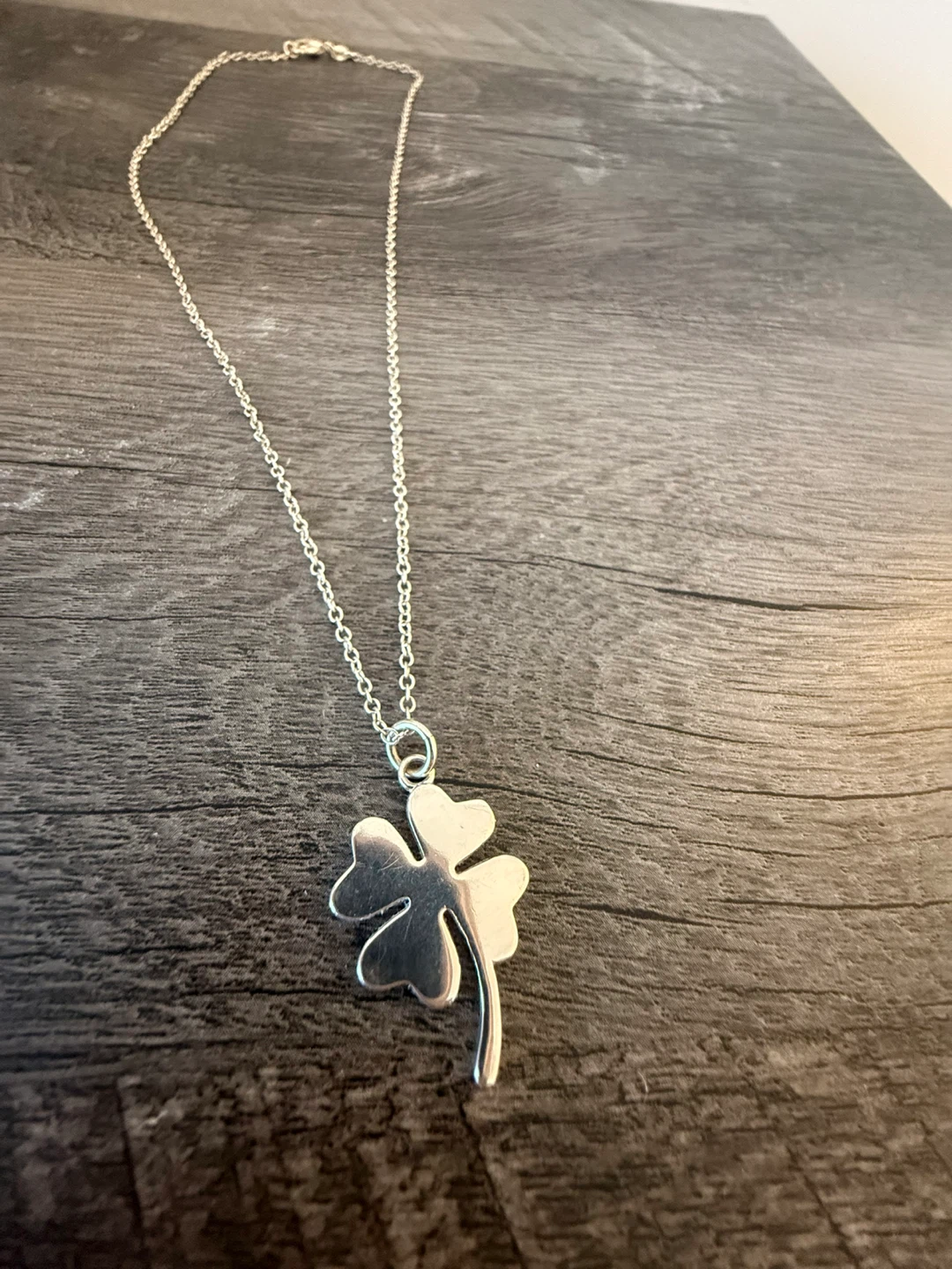 Silver Clover Necklace