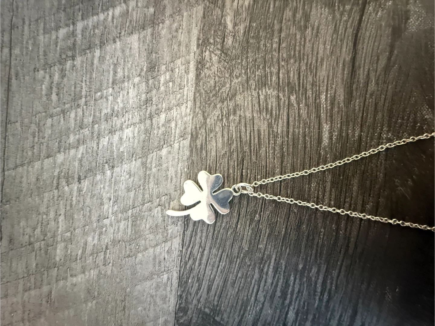 Silver Clover Necklace - photo 2