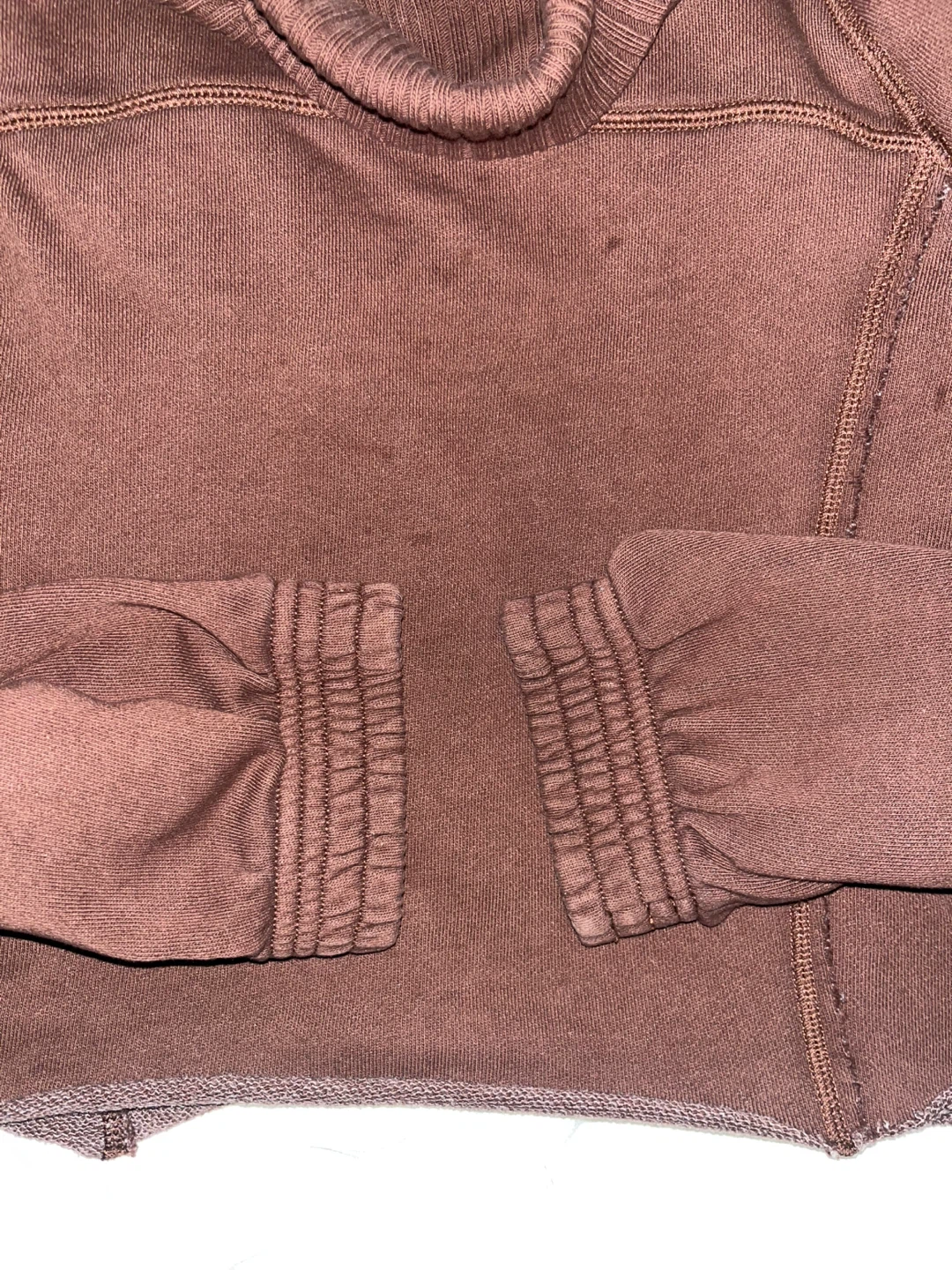 Aerie Cropped - 86% cotton Mock Neck Sweatshirt - photo 4