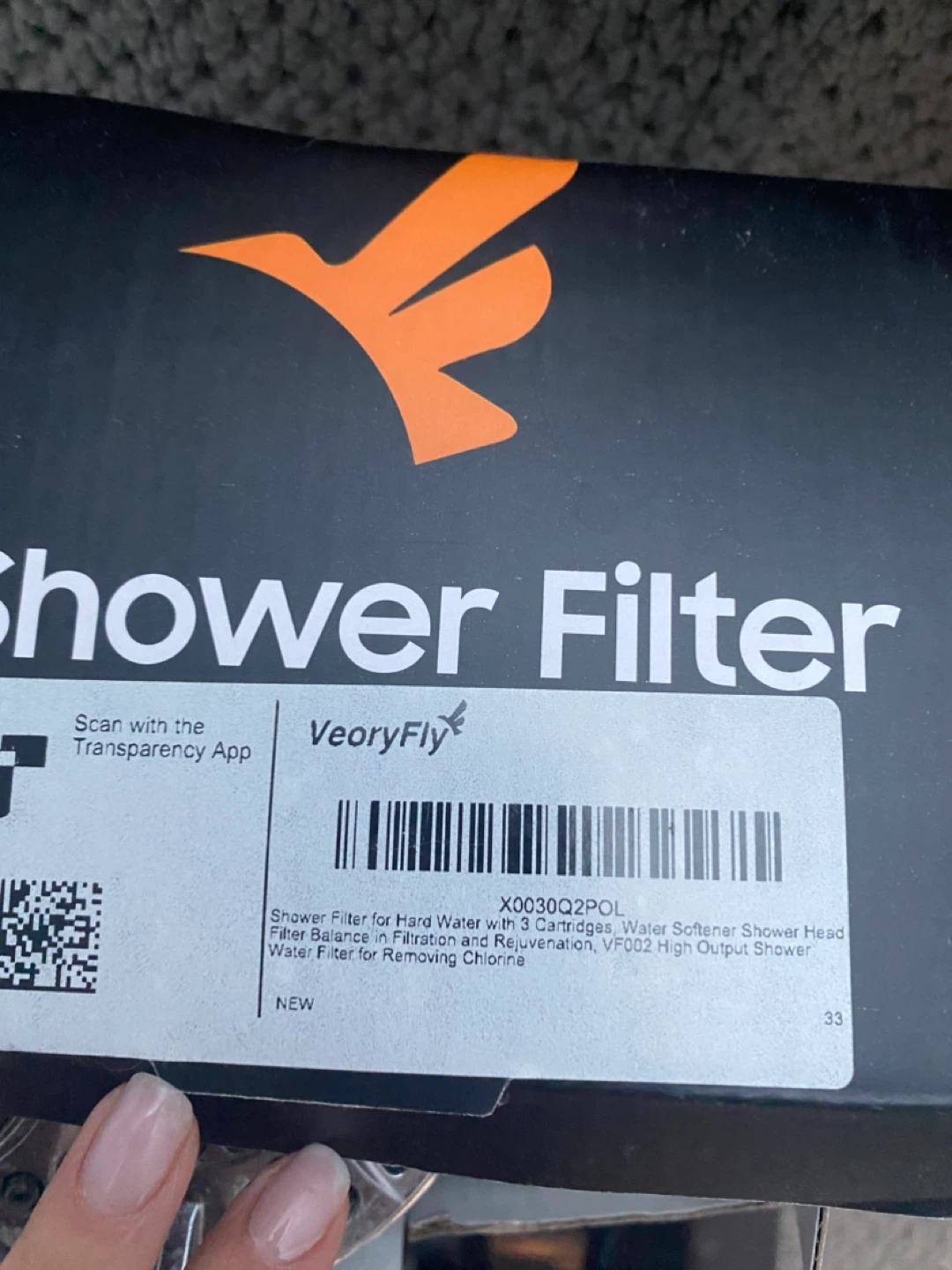 Shower Filter and Head for Hard Water with 3 new Cartridges - photo 4
