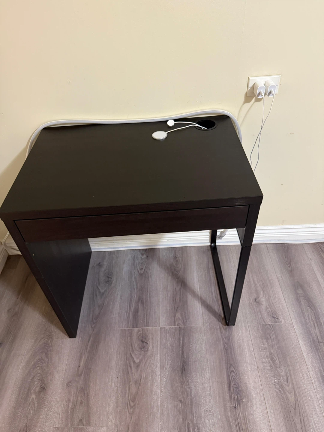 Dark Brown Desk with Drawer from IKEA