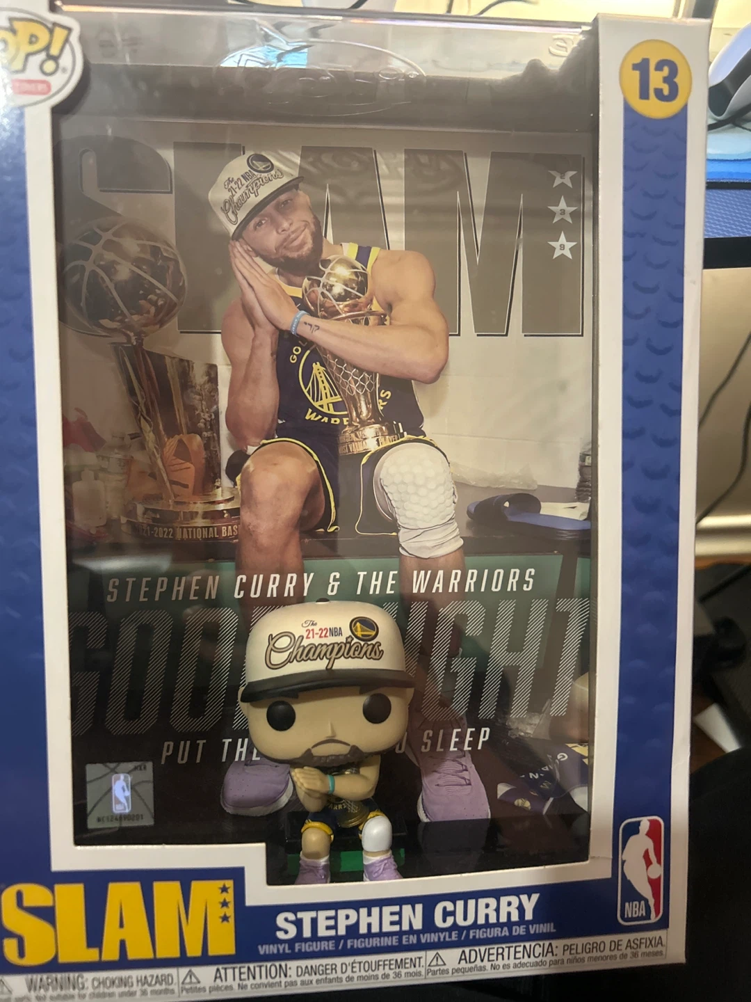 Rare Steph Curry championship Funko pop