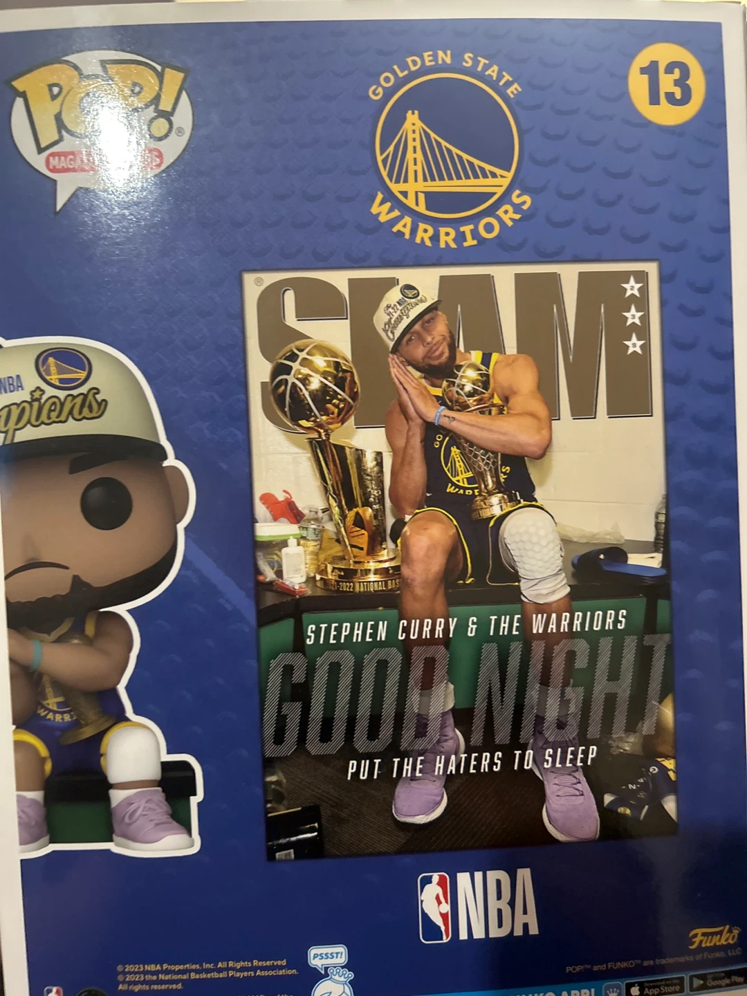 Rare Steph Curry championship Funko pop - photo 2