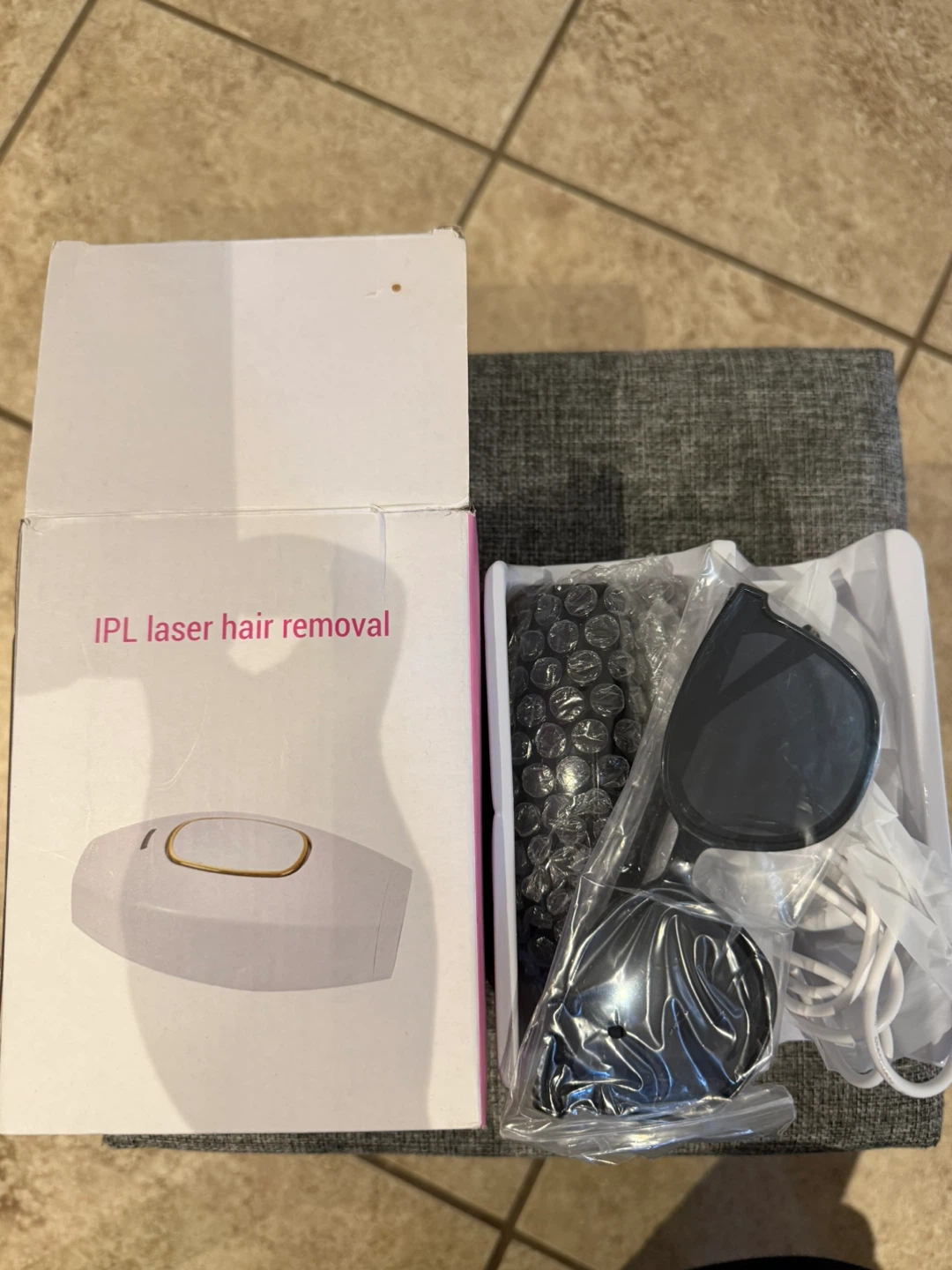 IPL Laser Hair Removal Device with Goggles