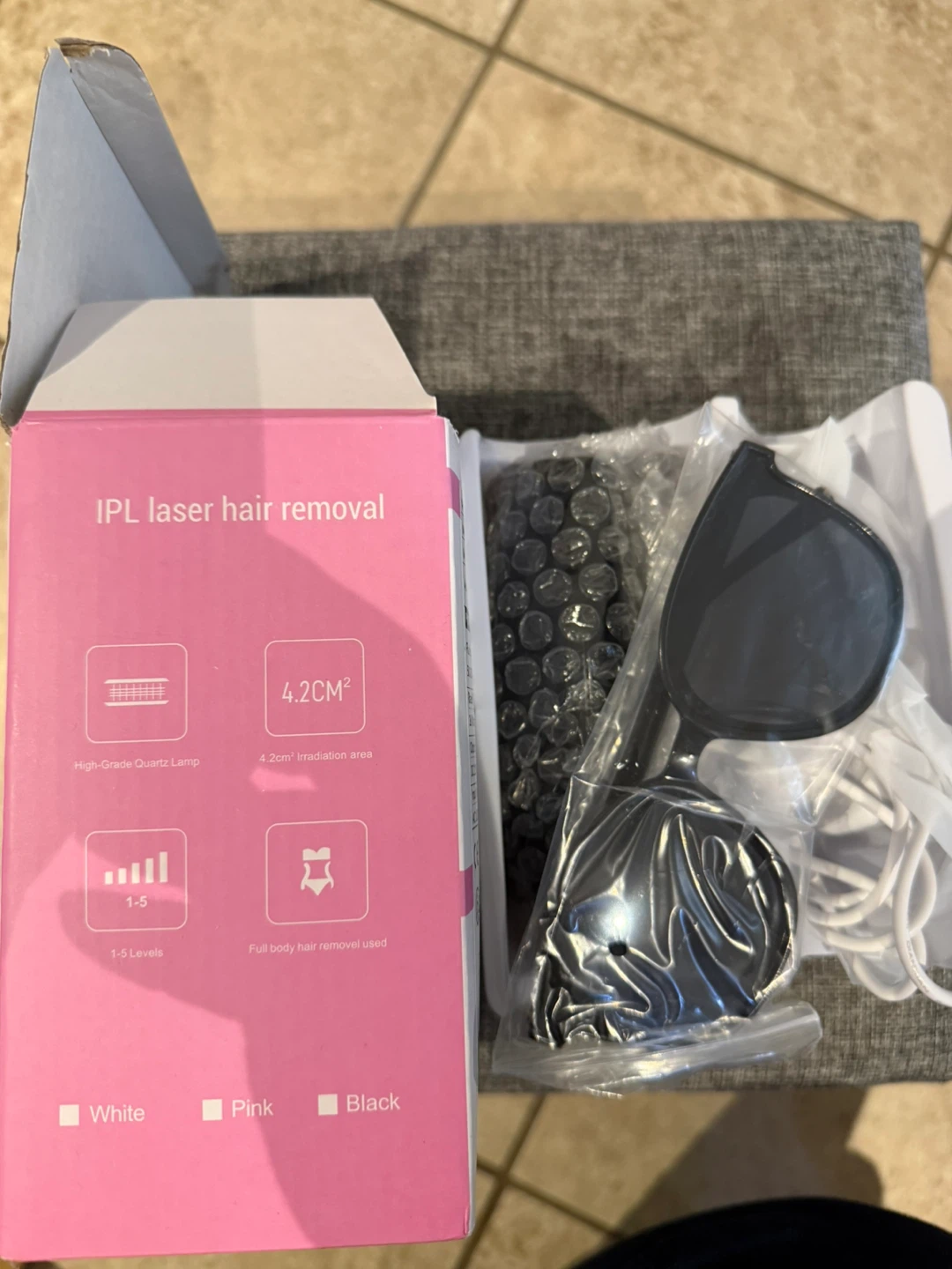 IPL Laser Hair Removal Device with Goggles - photo 2