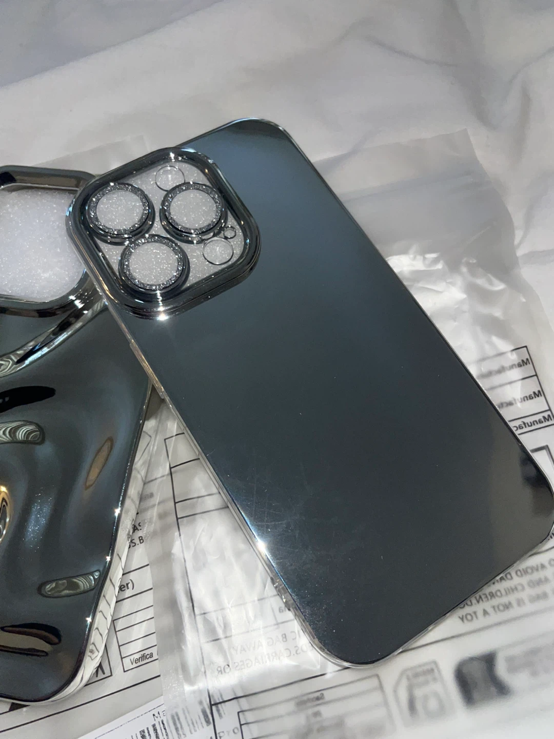 2 phone case combo - iPhone 14 Pro Chrome Mirror Phone Case - photo 3