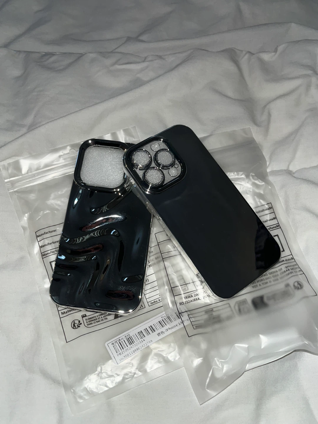 2 phone case combo - iPhone 14 Pro Chrome Mirror Phone Case