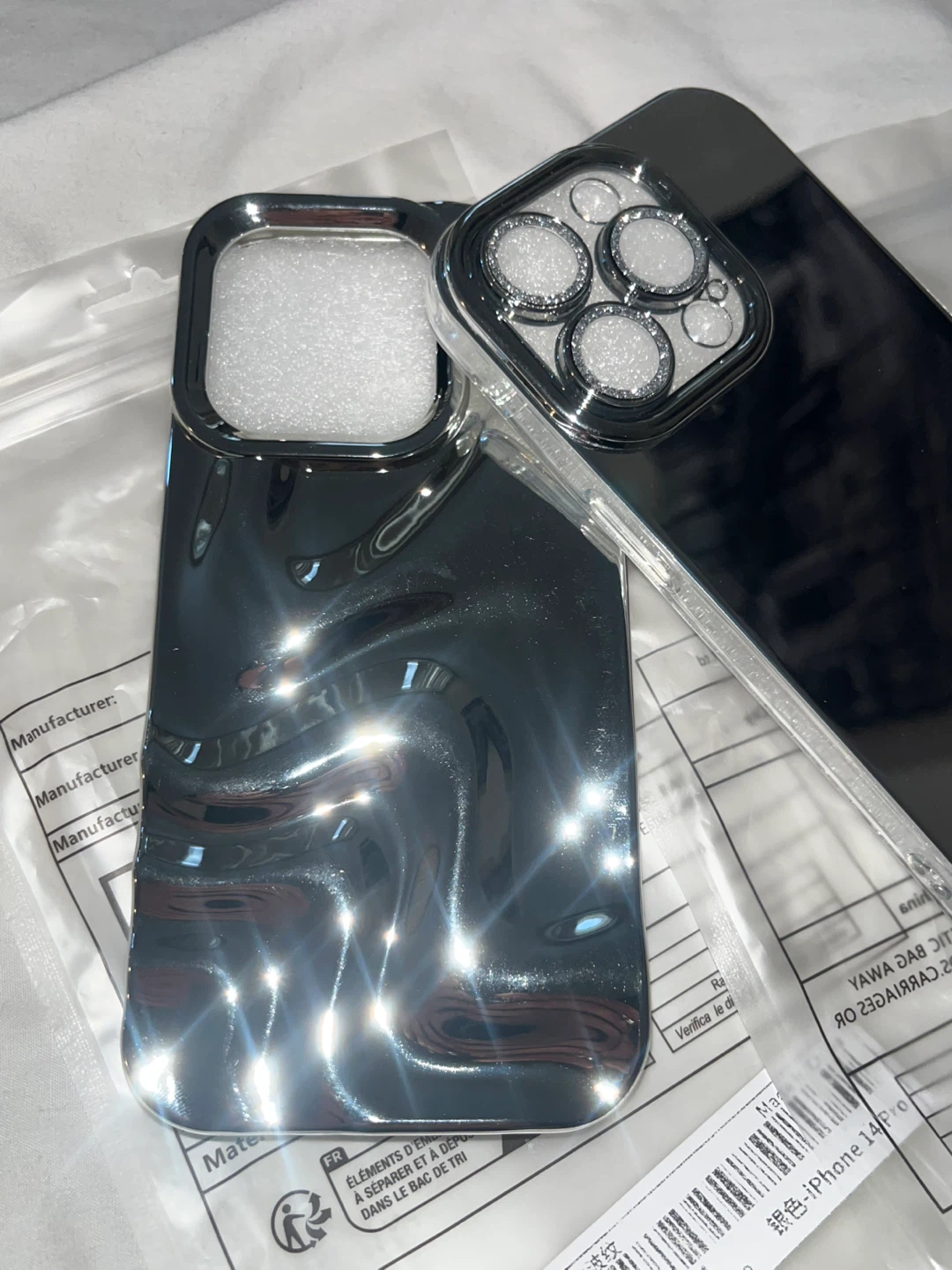 2 phone case combo - iPhone 14 Pro Chrome Mirror Phone Case - photo 2
