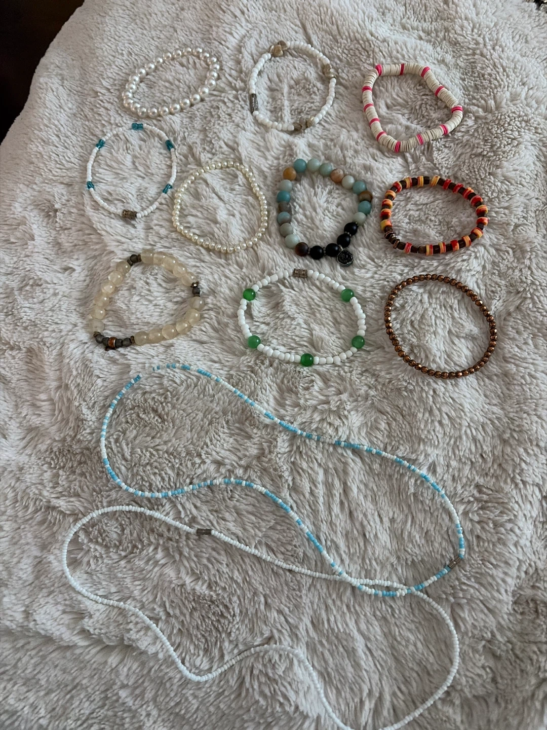 Assorted Beaded Bracelets and Necklaces