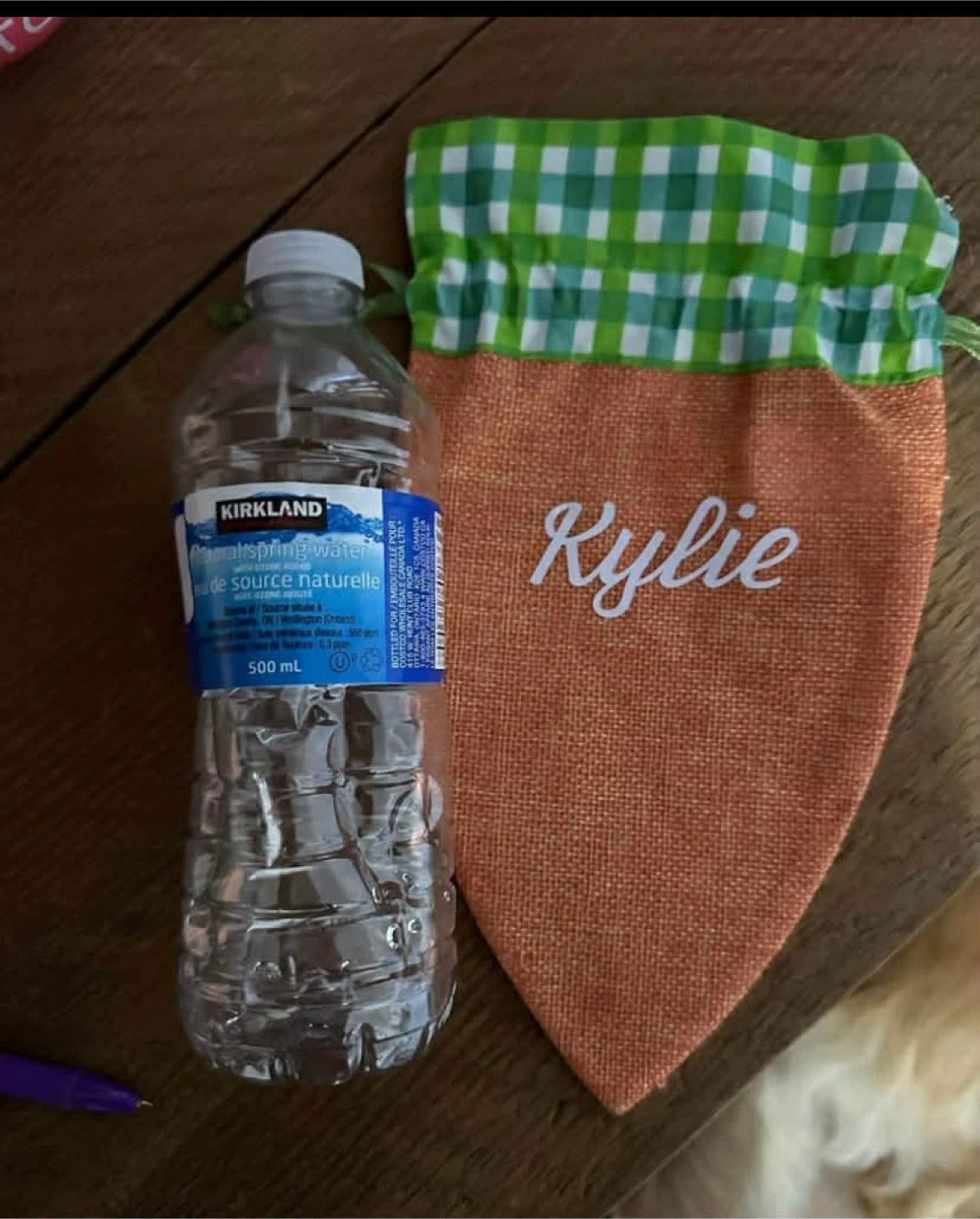 Personalized Easter Carrot Bag