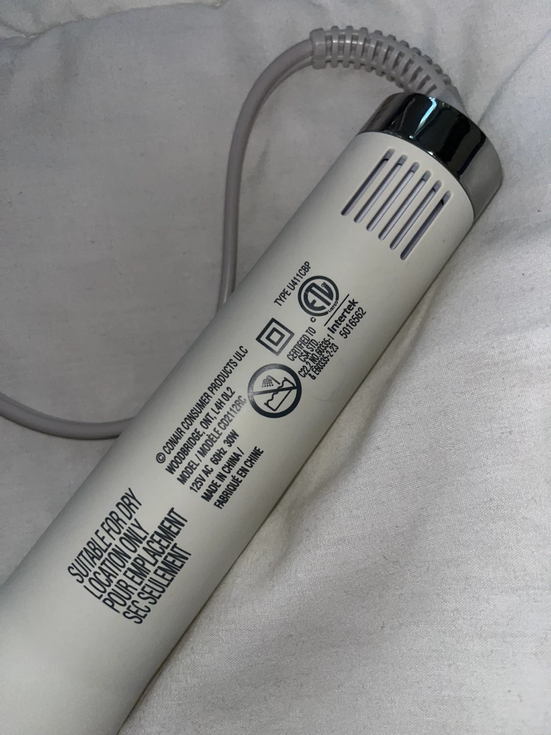 Conair Infiniti - model: CD2112RC - photo 4