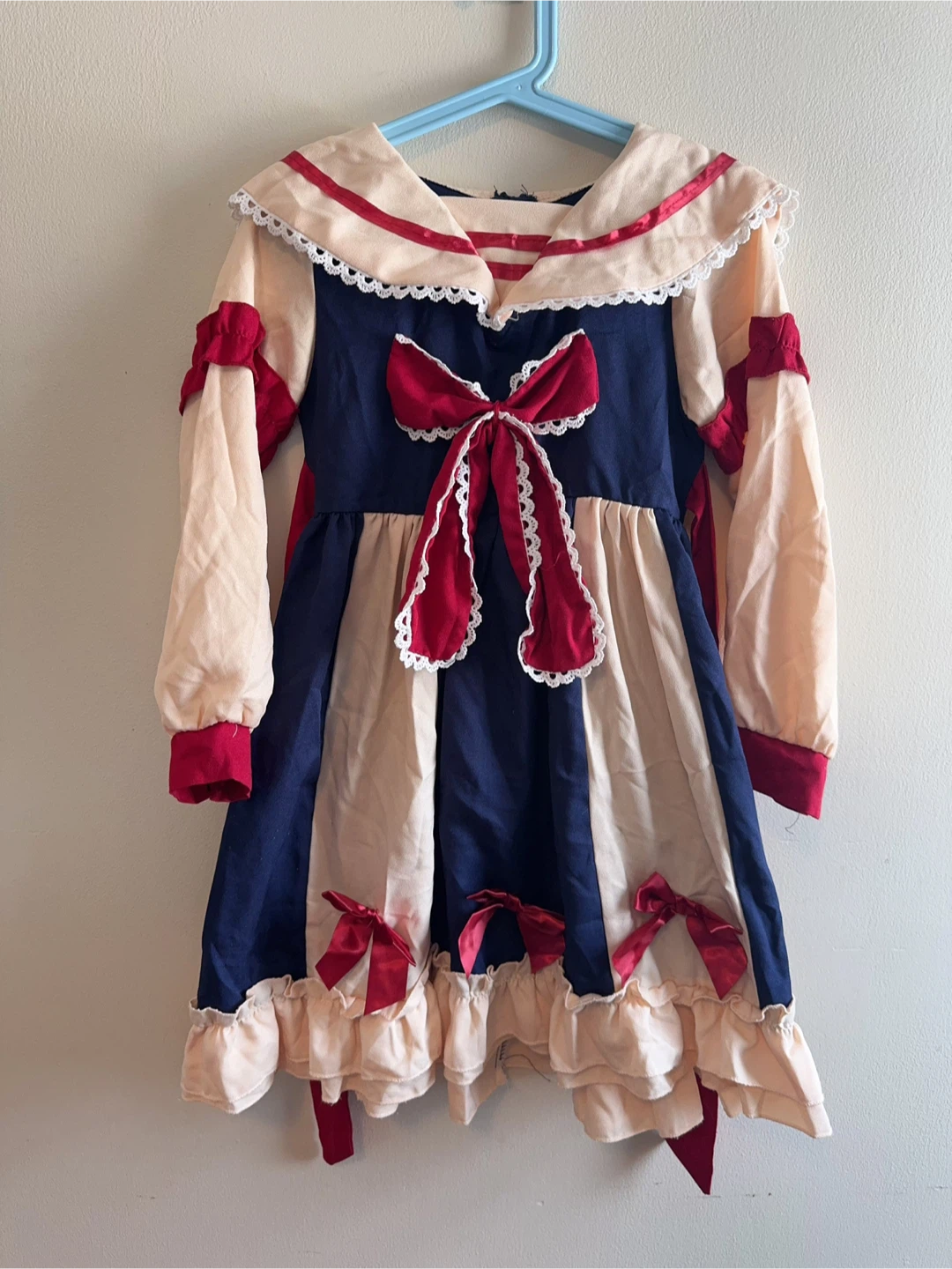 Snowwhite Lolita Style Dress with Bows Toddler size 5-6T