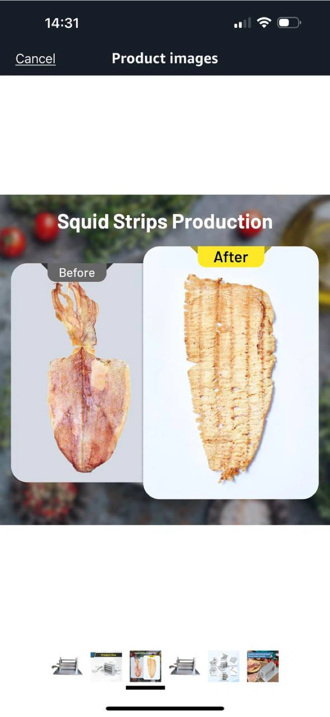 Dried Squid Embossing Machine – Hand Crank Manu - photo 4