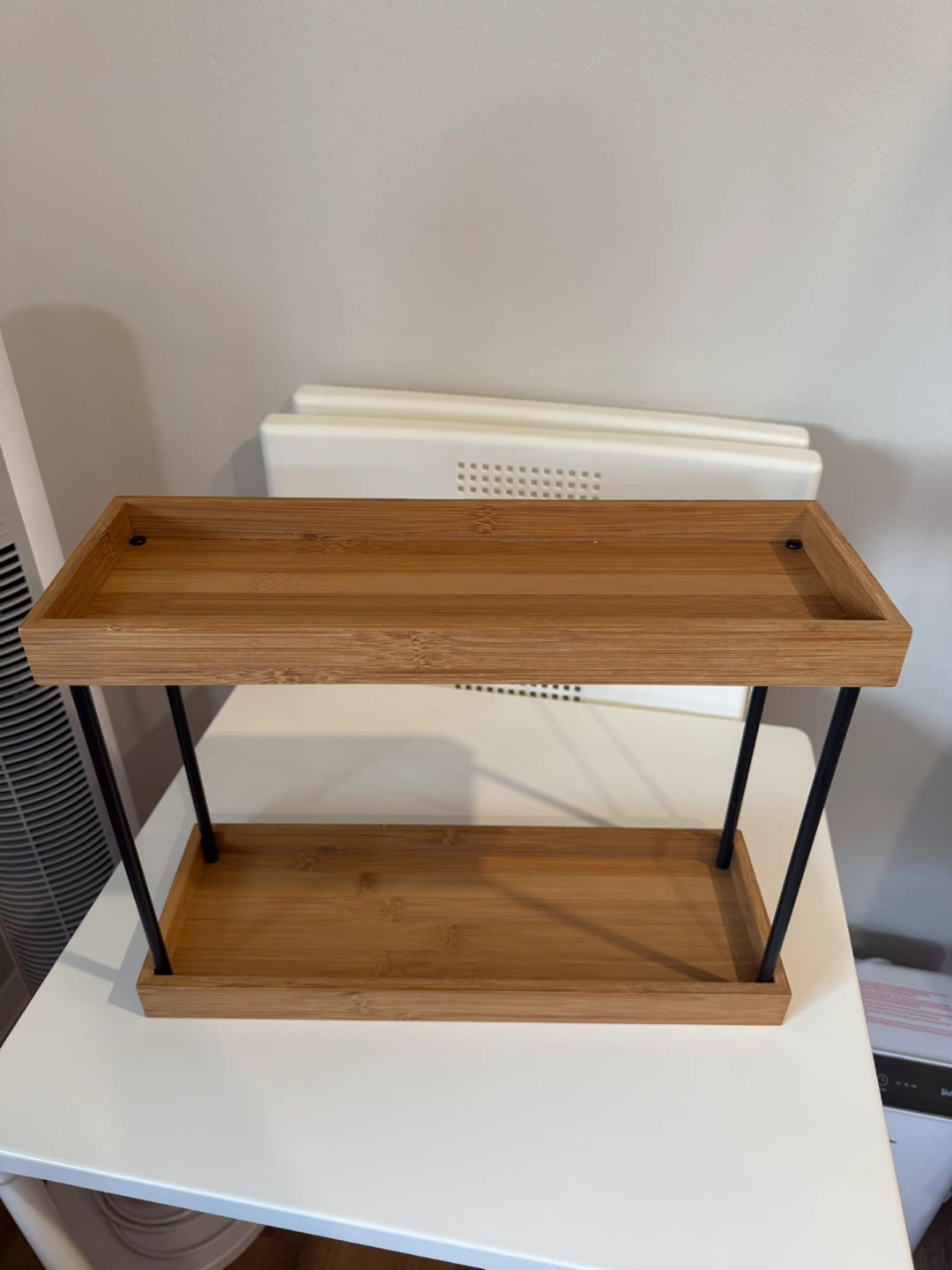IKEA 2-Tier Bamboo Shelf - photo 3
