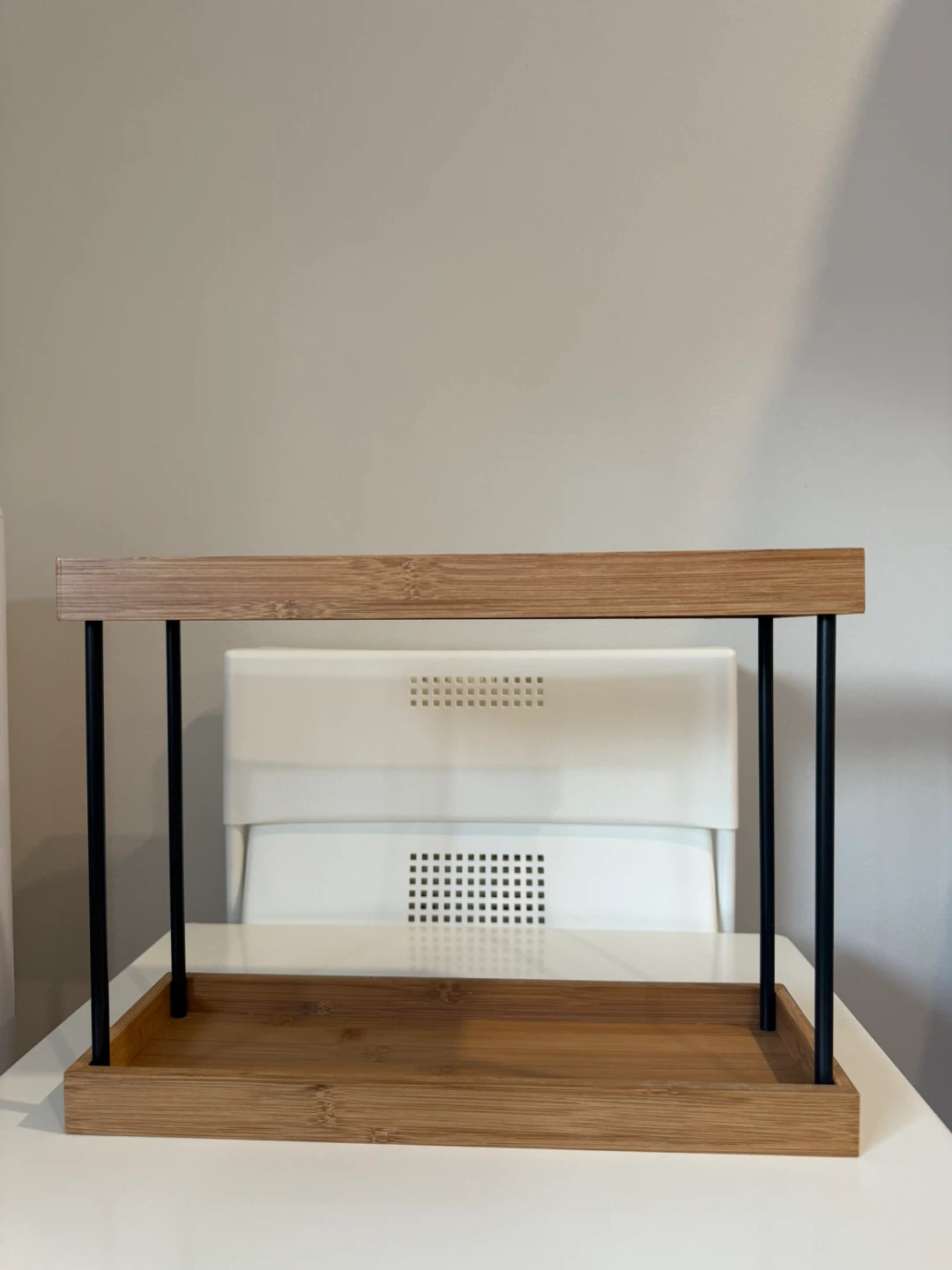 IKEA 2-Tier Bamboo Shelf