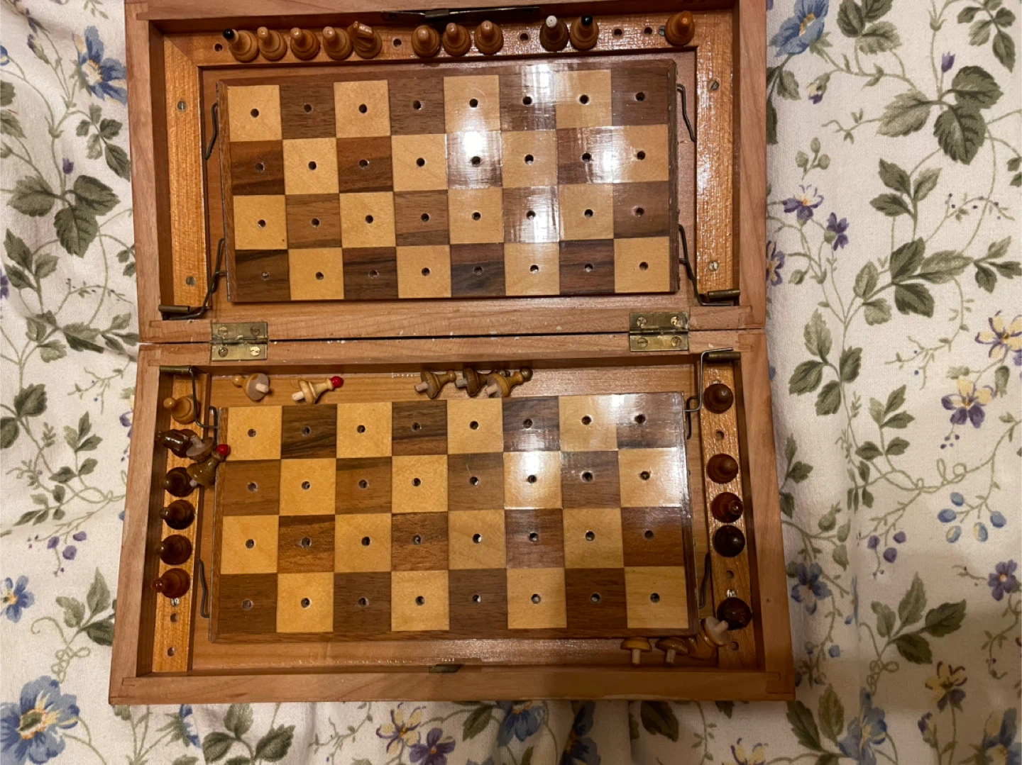 Vintage Wooden Chess Set - photo 2