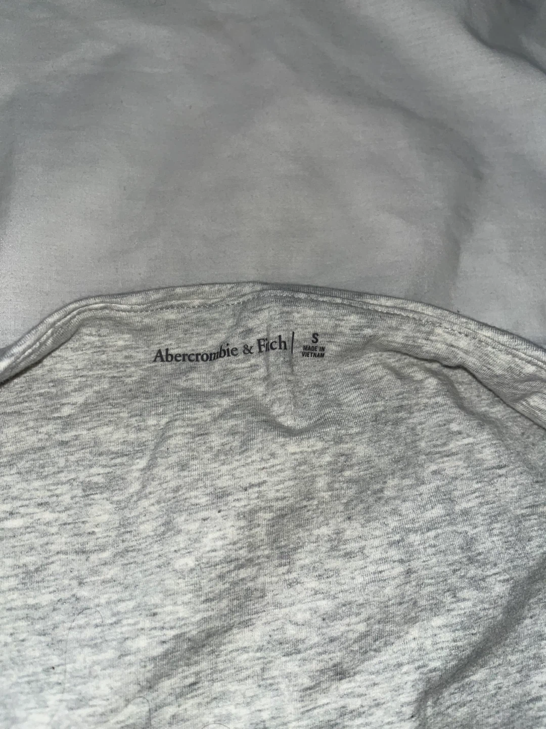 Abercrombie & Fitch Grey Ruched Tank Top - Size S