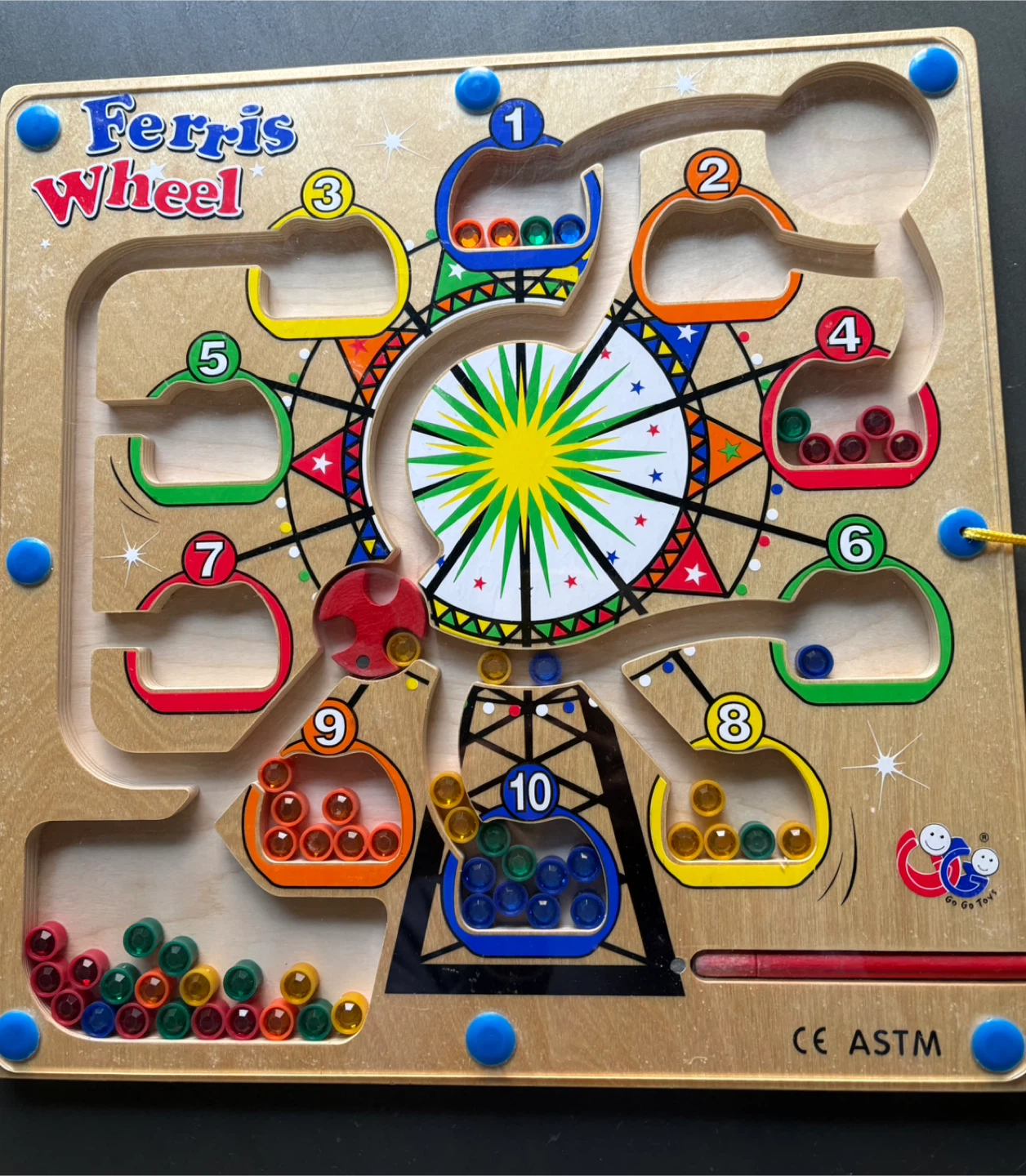 Go Go Toys Ferris Wheel Wooden Maze Toy
