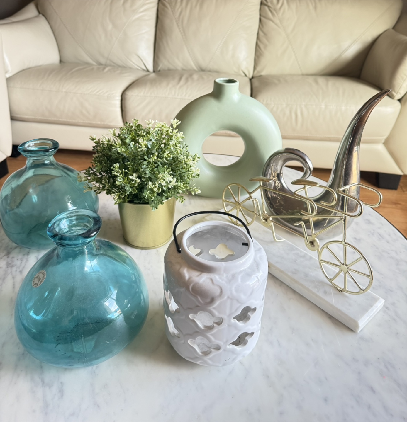 Home decor accents and flower vases and a candle holder - photo 2
