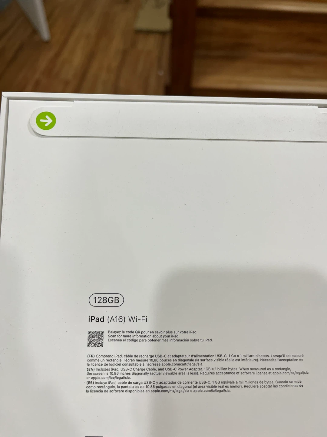 BNIB sealed unopened Apple iPad (A16) Wi-Fi 128GB - photo 2