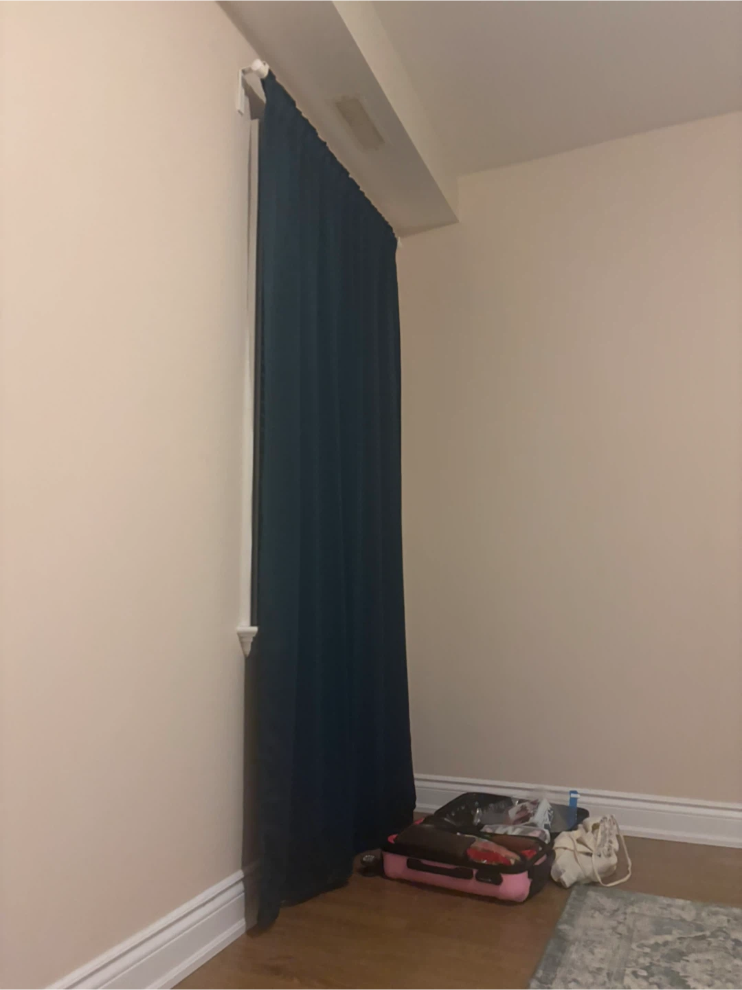 Teal blackout curtains ~96 inches x4 panels - photo 2