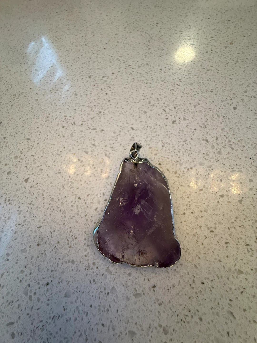 Amethyst Pendant - Raw Crystal from Brazil - photo 4