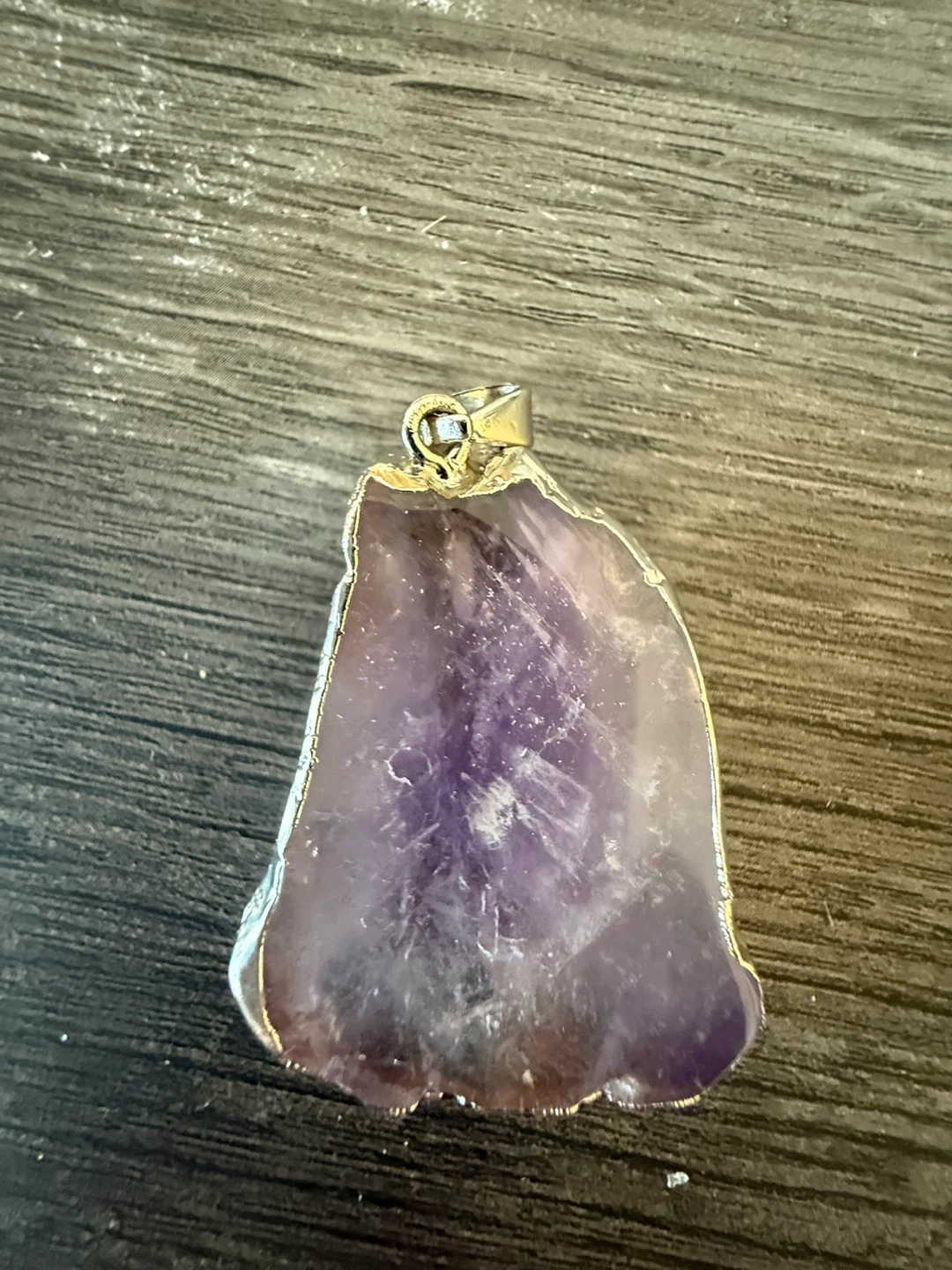 Amethyst Pendant - Raw Crystal from Brazil - photo 2