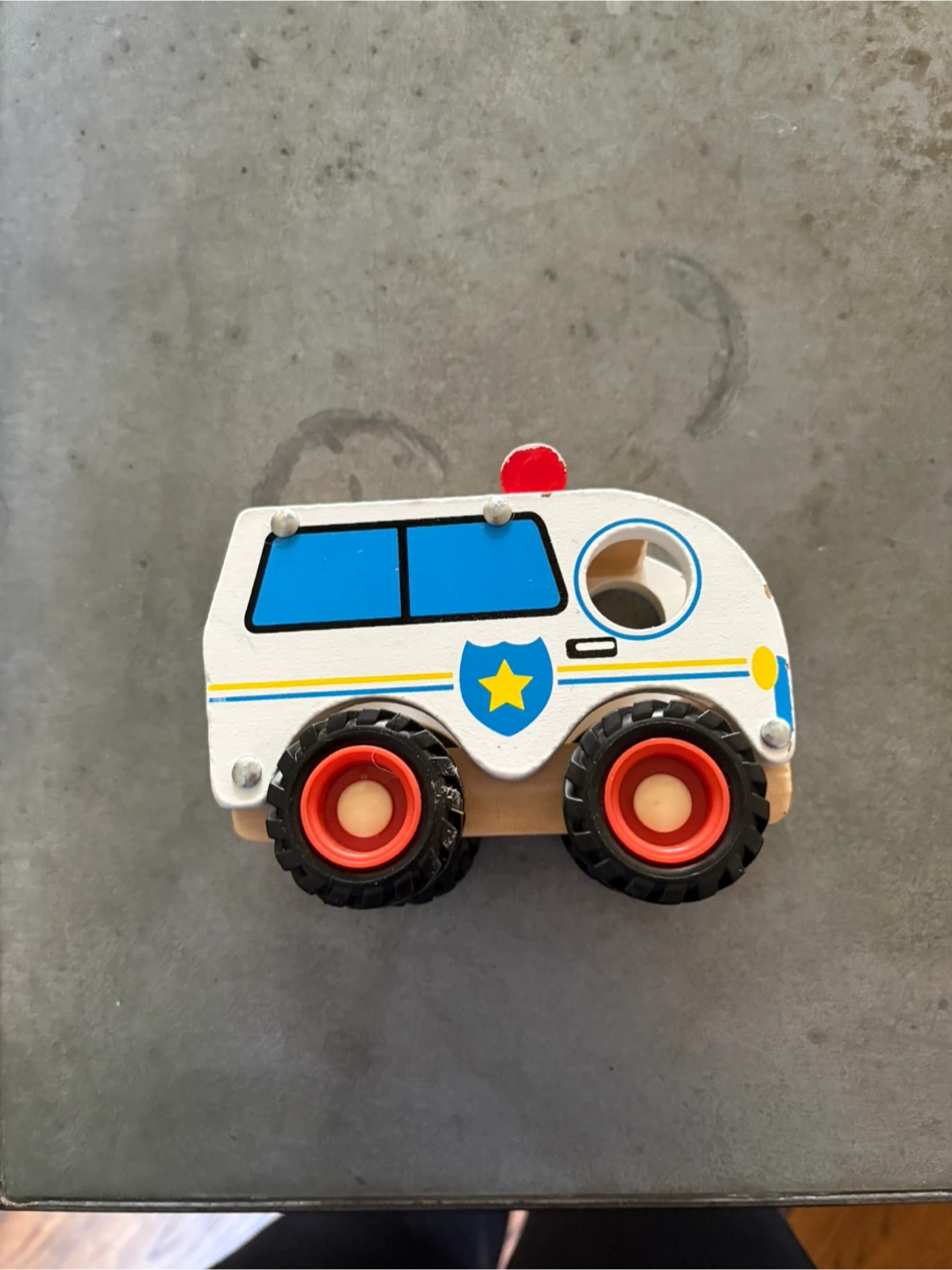 Addo Wooden Police Car Toy