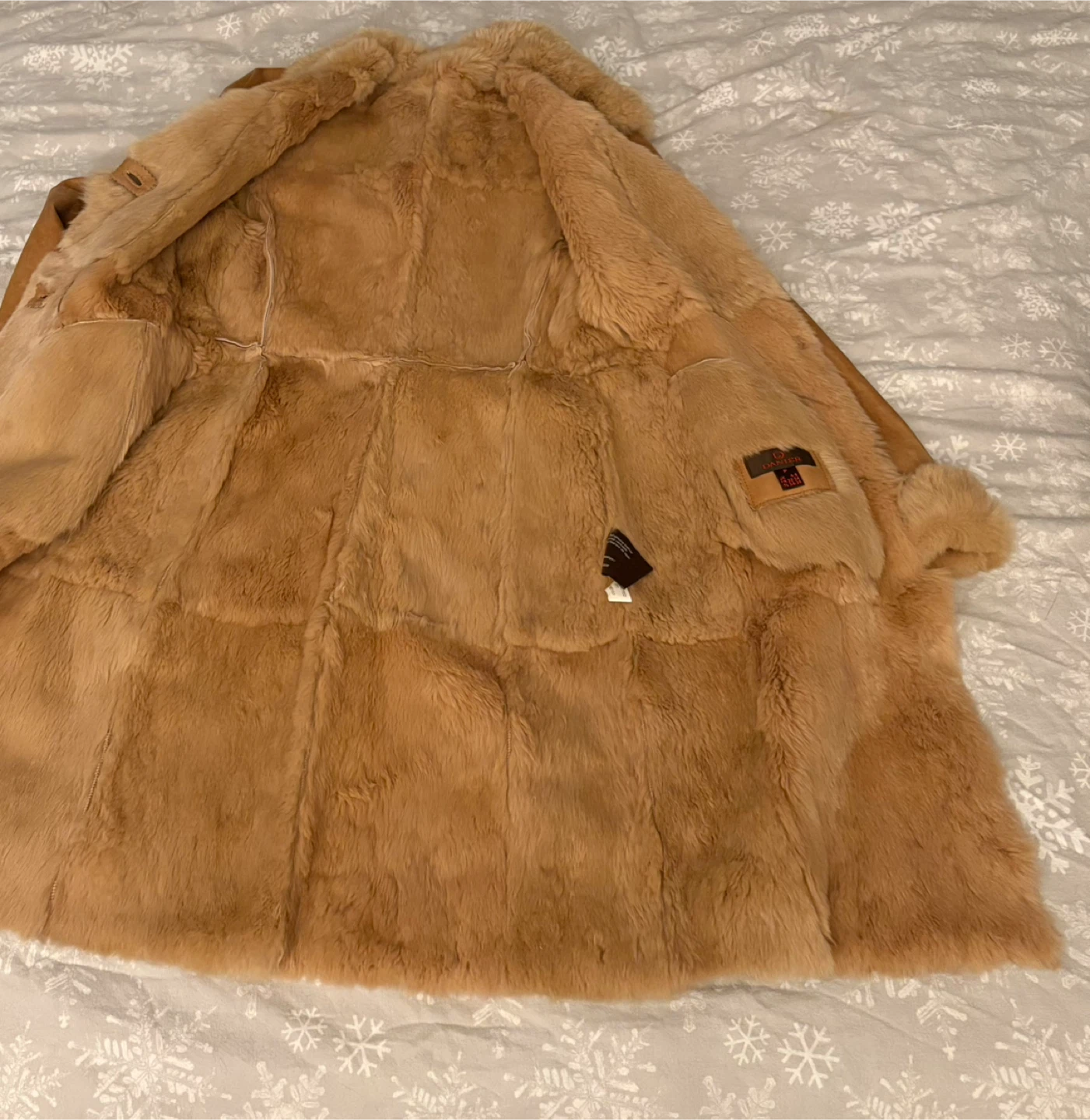 🏆 Daniele Sheepskin Leather Fur Trim Coat - photo 2