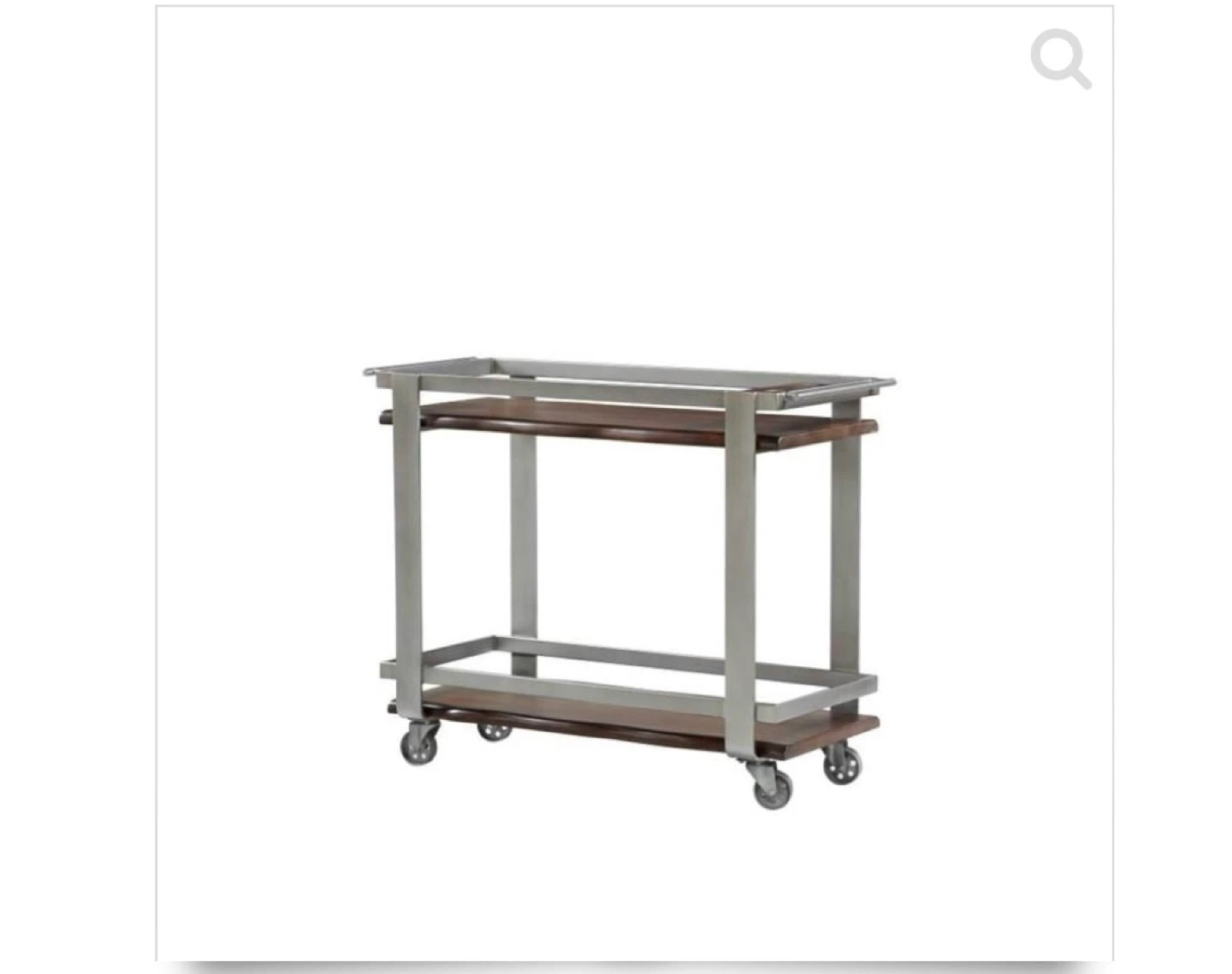 New in box!Sommerville Rustic Wood Bar Cart