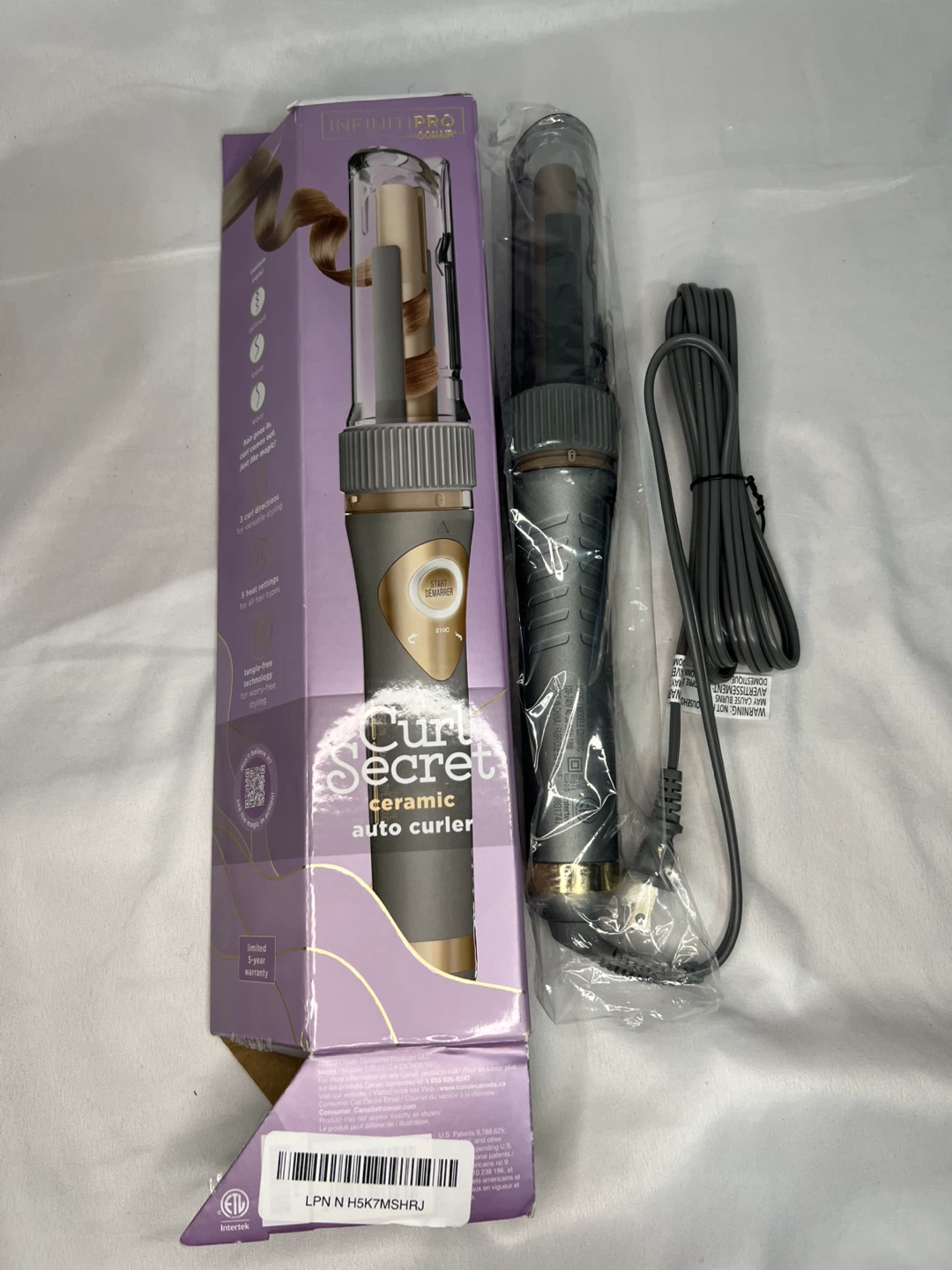 Conair InfinitiPro Curl Secret Ceramic Auto Curler - photo 3