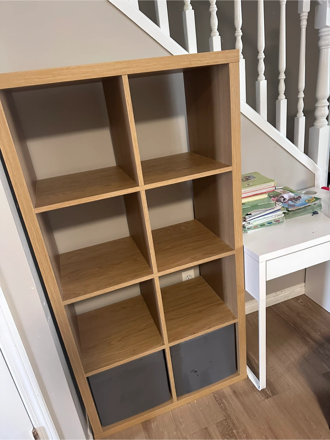 8-Cube Storage Shelf Unit - photo 2